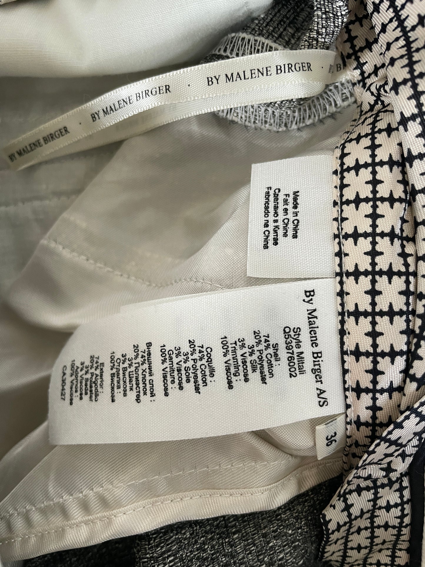 By Malene Birger broek S