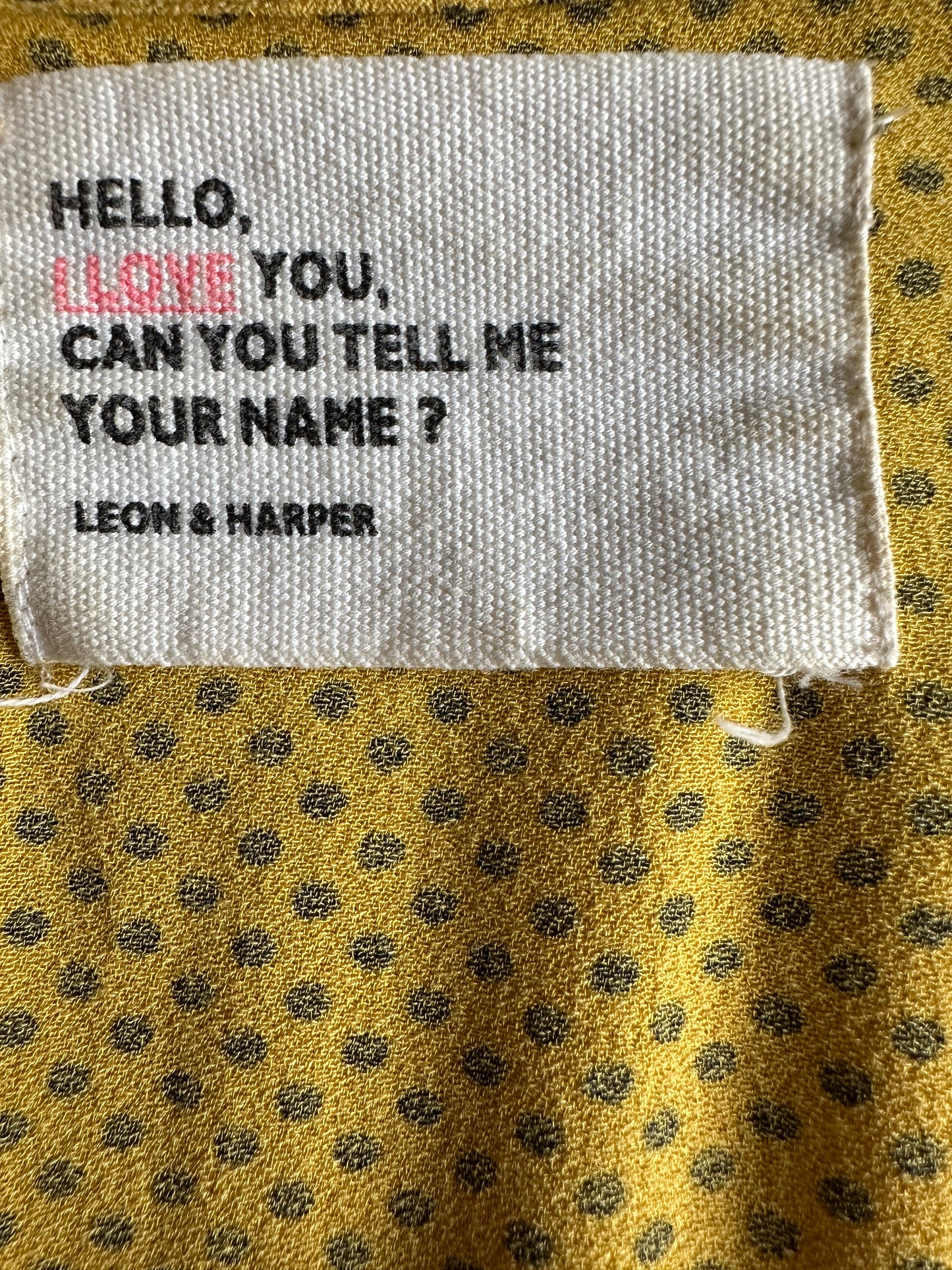 Leon & Harper shirt lange mouw M