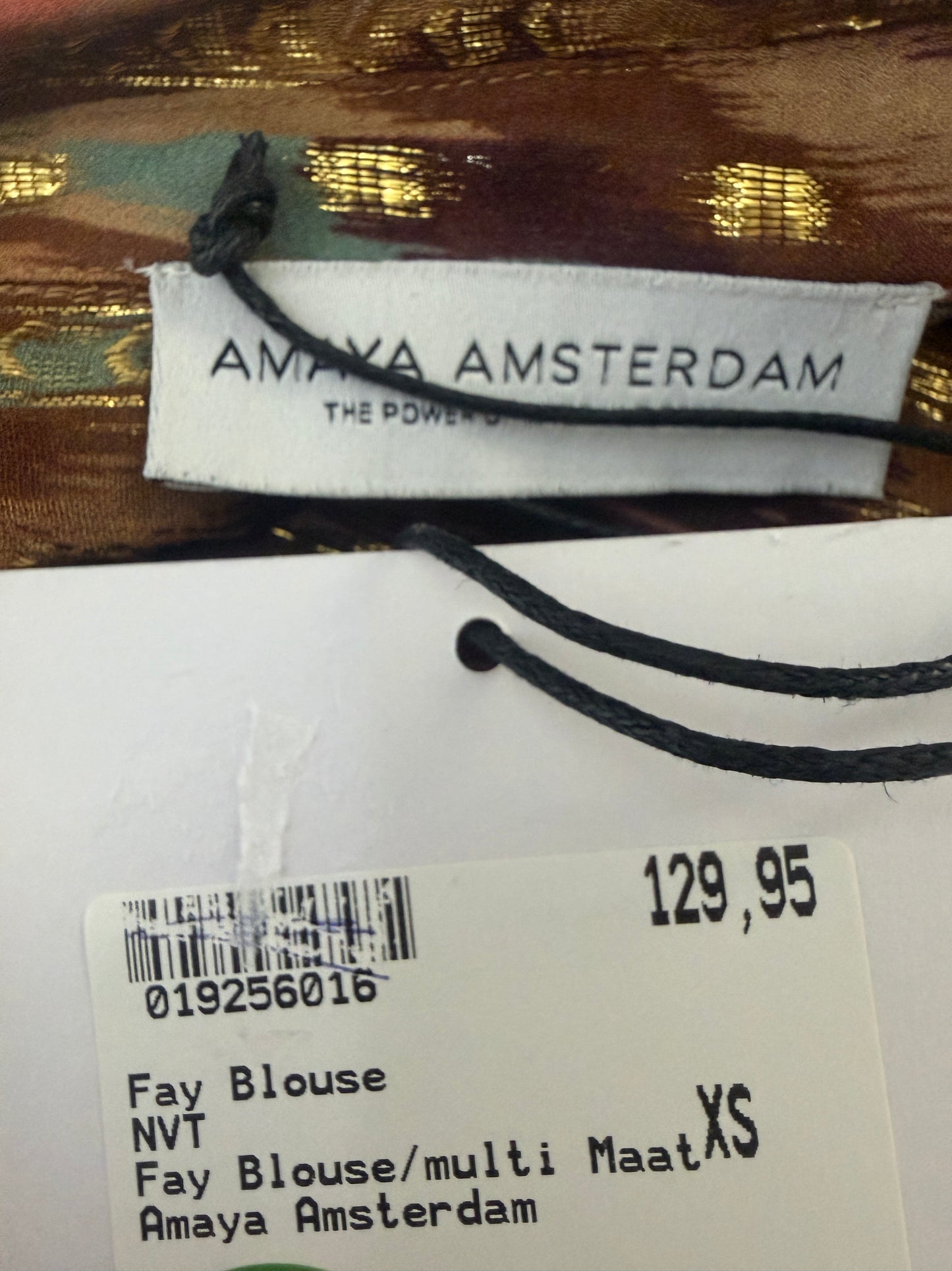Amaya Amsterdam blouse NIEUW XS