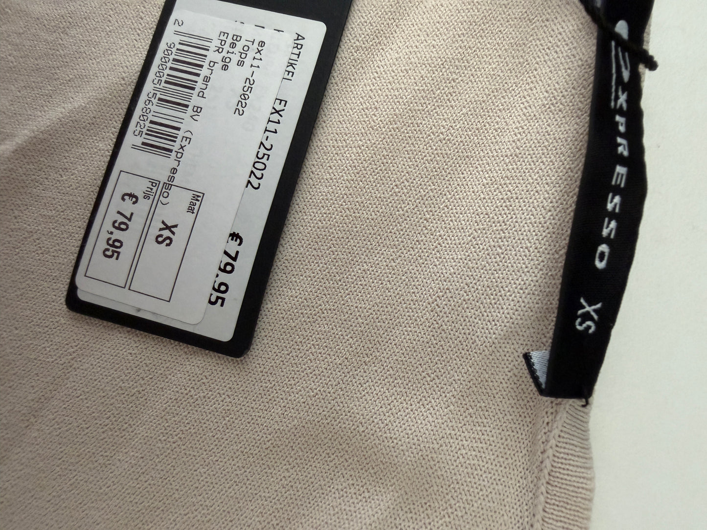 Espresso-Hemd NEU XS