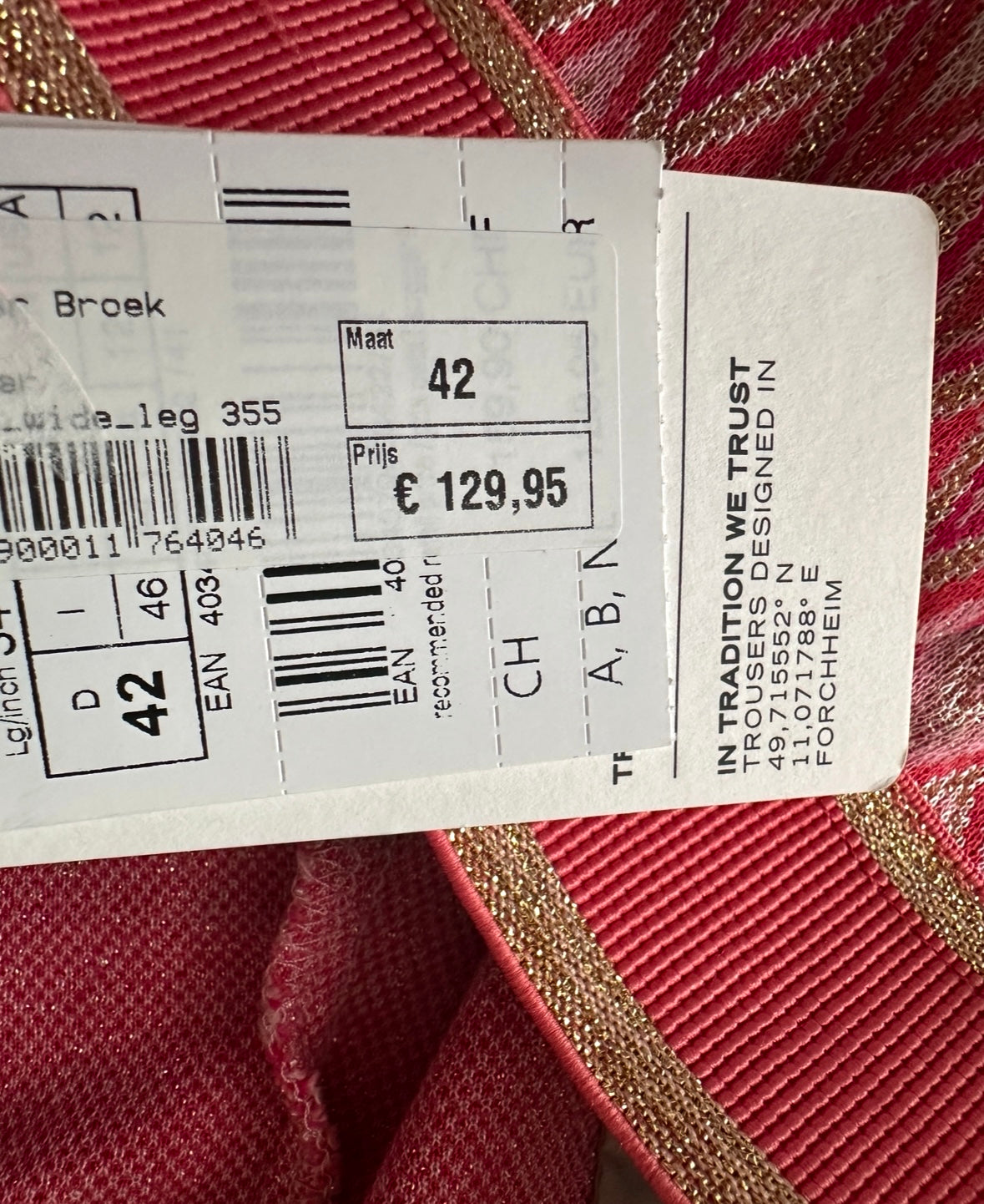 Rosner broek XL