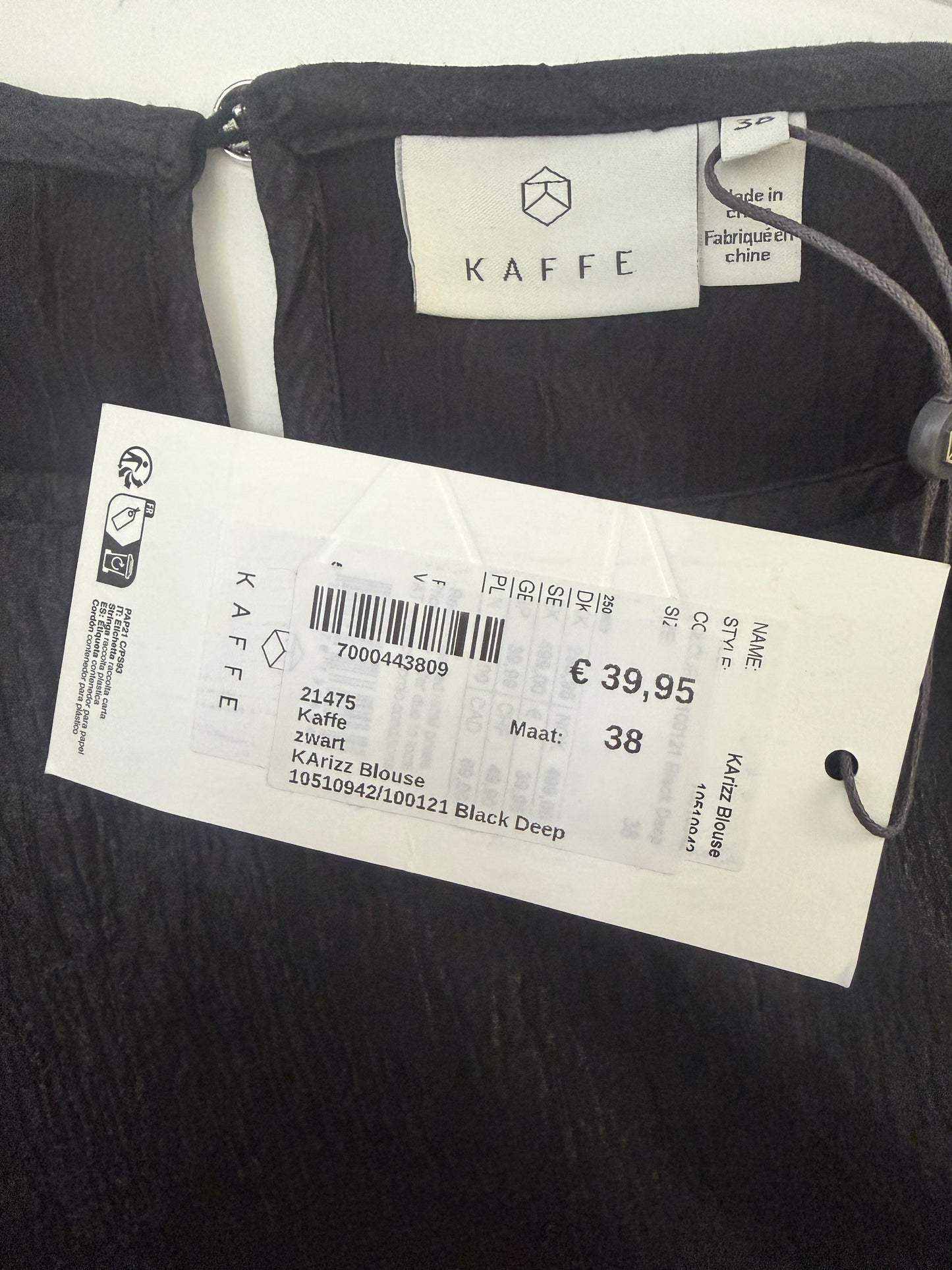 Kaffe shirt lange mouw NIEUW (meerdere maten)
