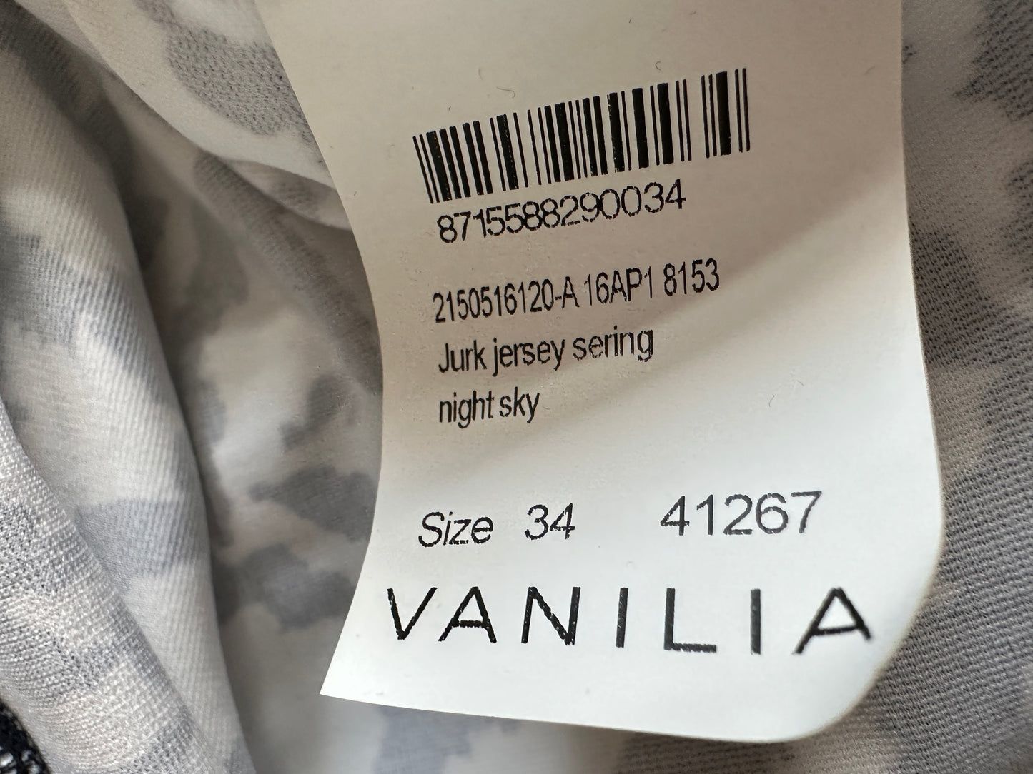 Vanilia jurk S