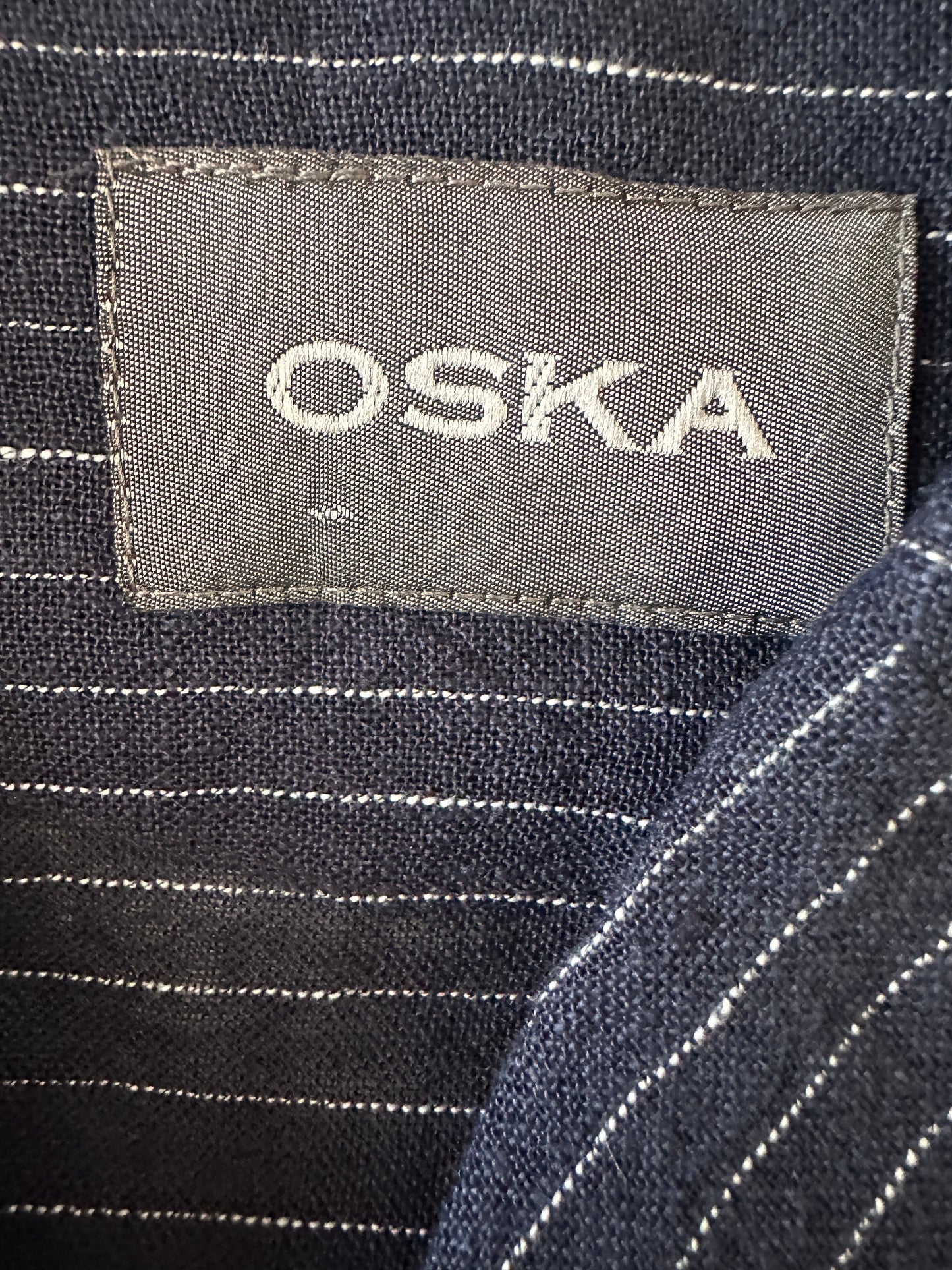 Oska vest linnen M