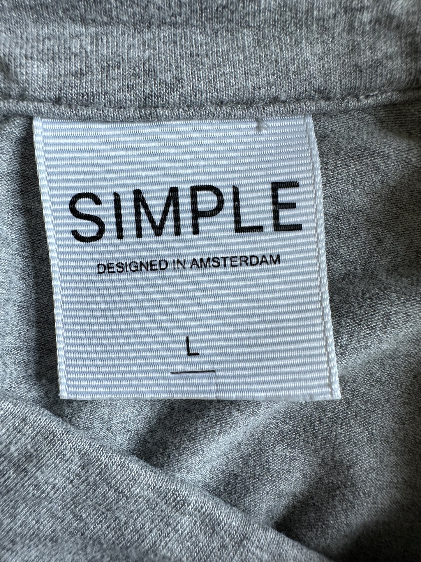 Simple shirt lange mouw L