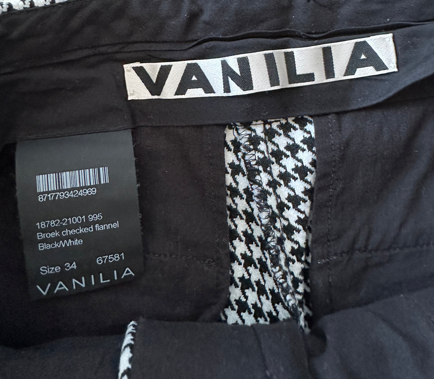 Vanilia broek XS