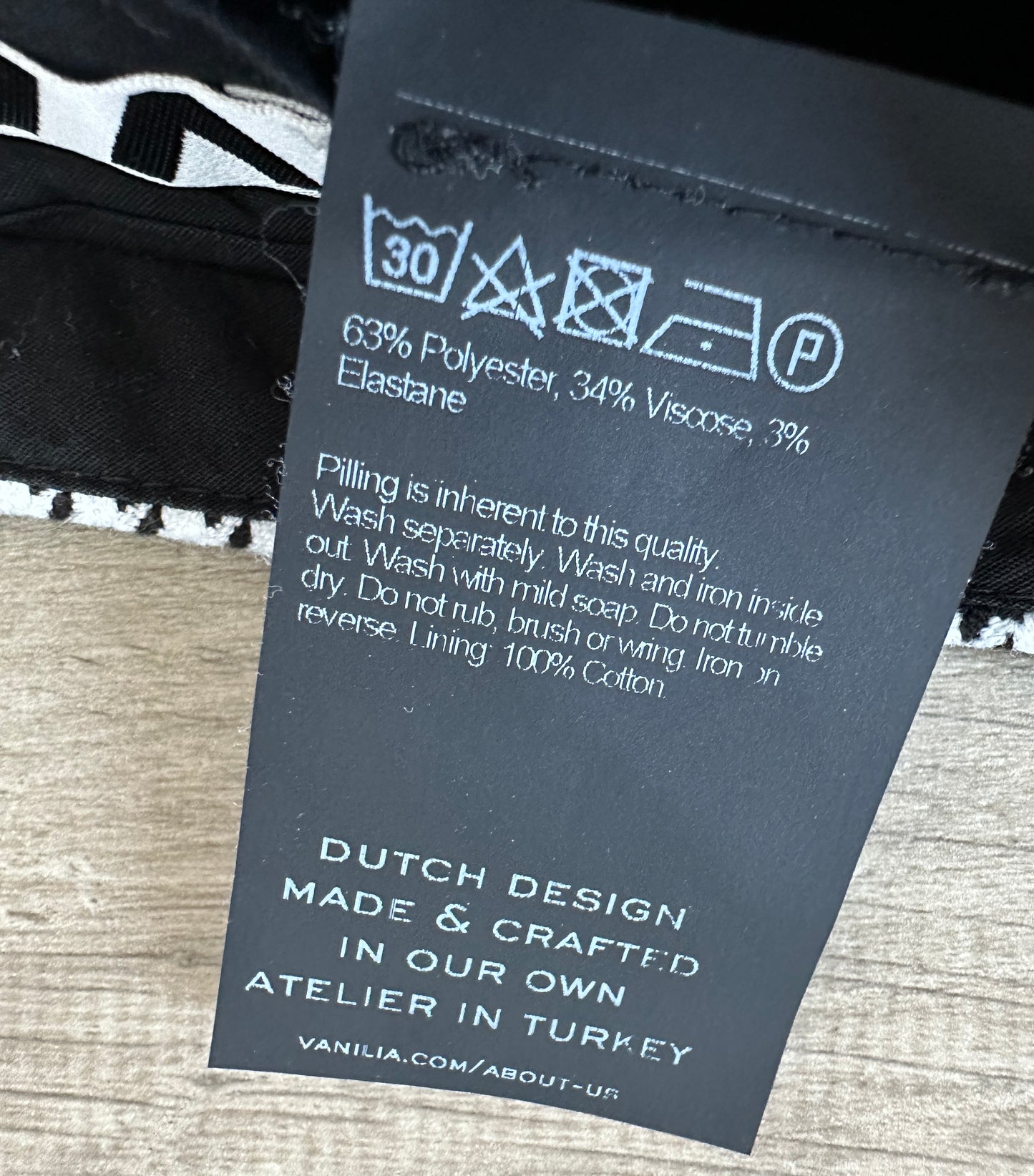 Vanilia broek XS
