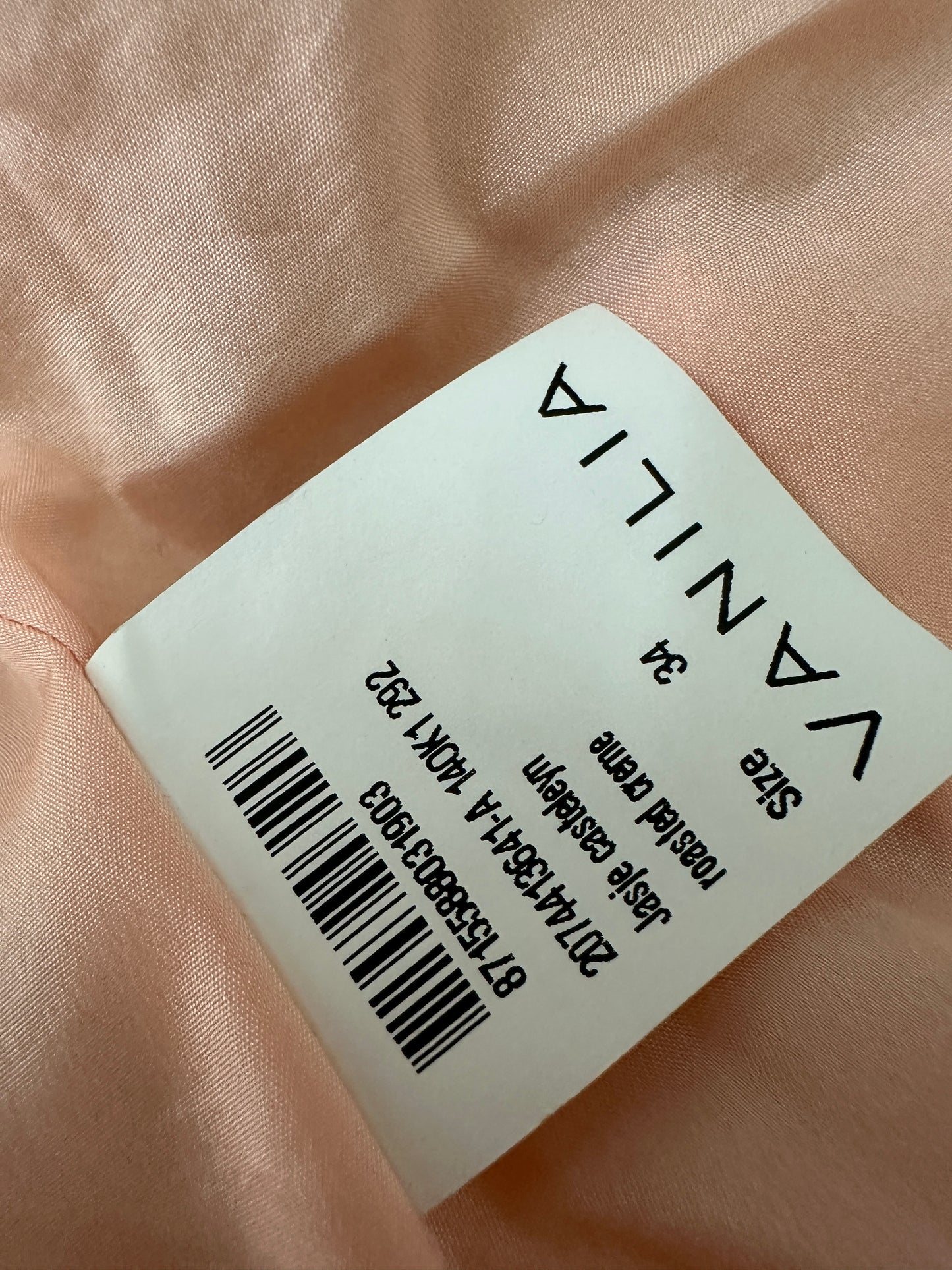 Vanilia vest XS