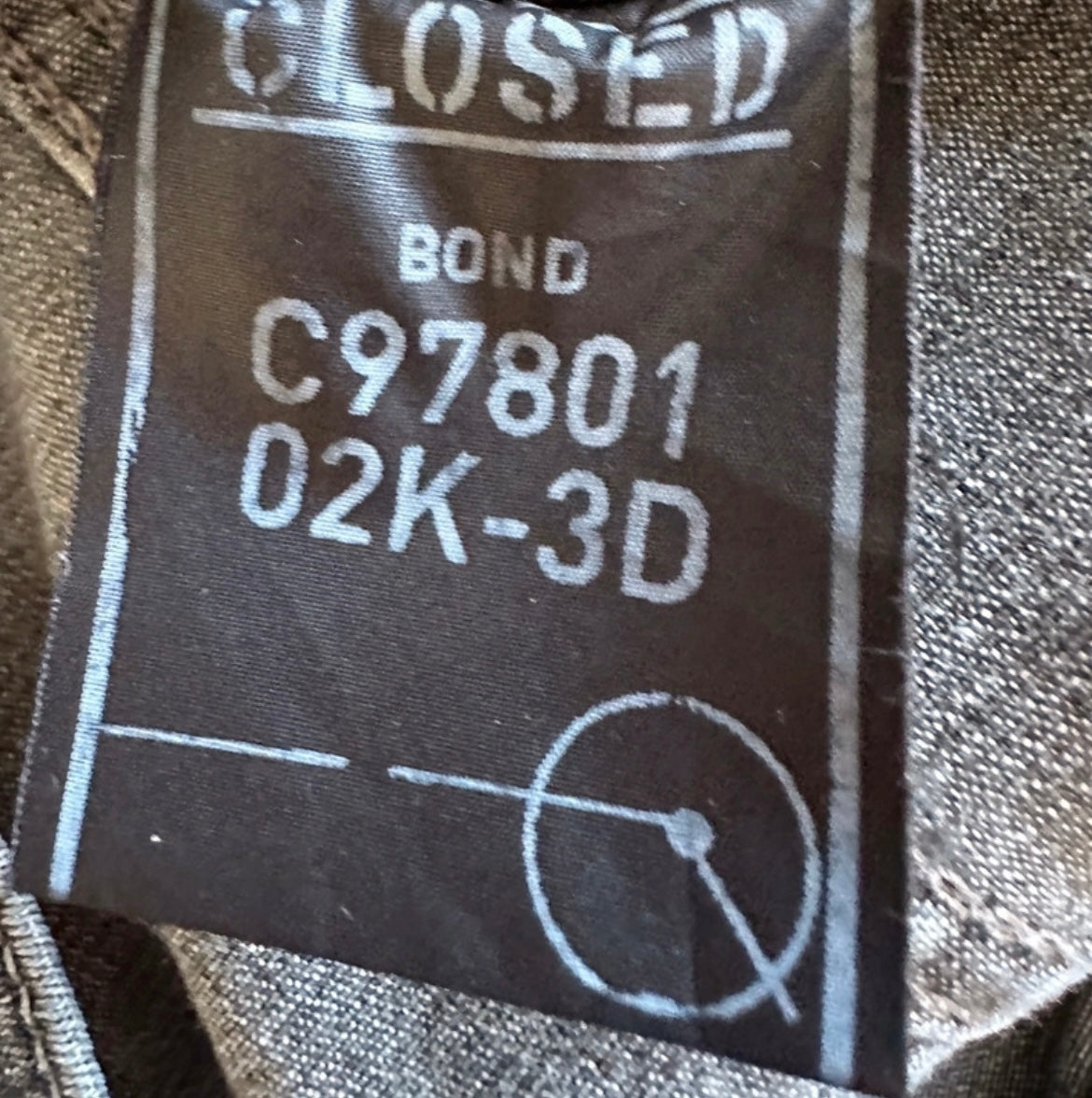 Closed spijkervest M