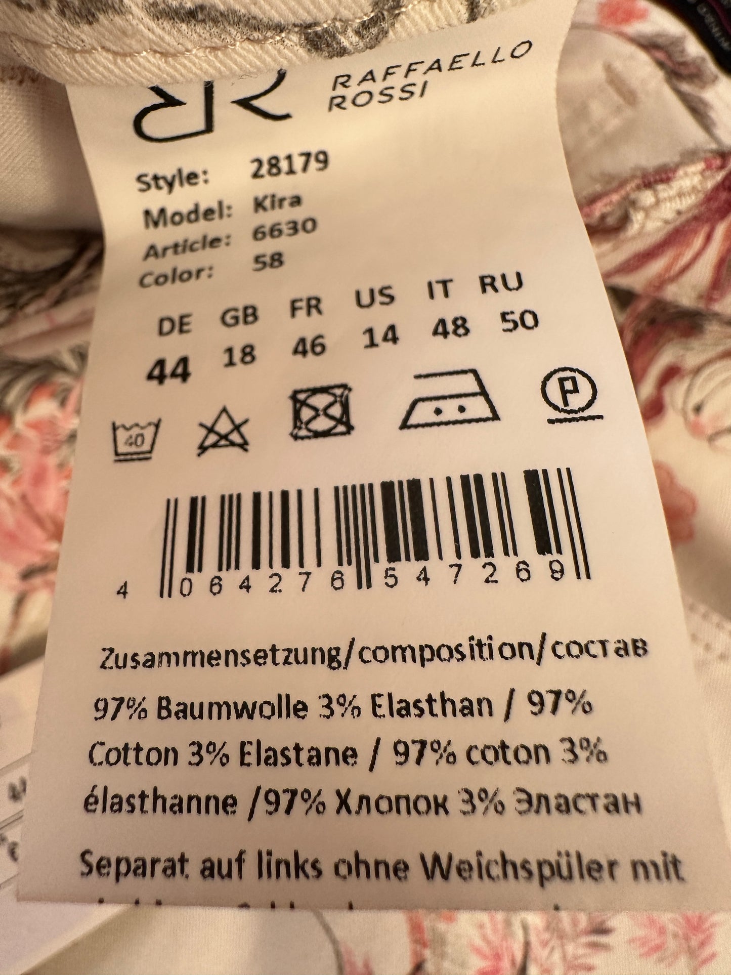 Raffaello Rossi broek XXL