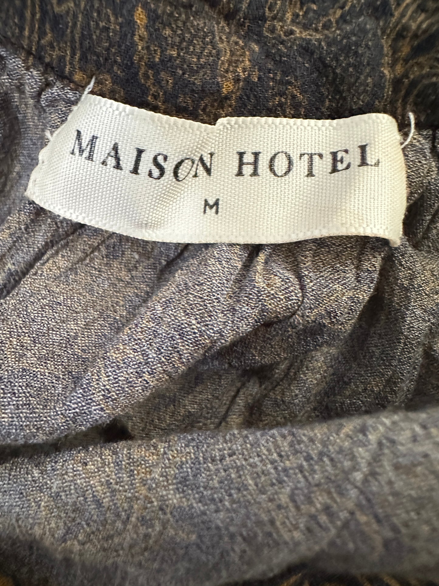 Maison Hotel shirt lange mouw M