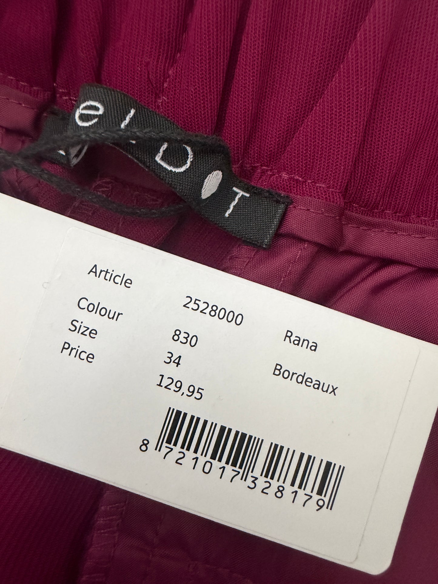 Label Dot broek NIEUW XS