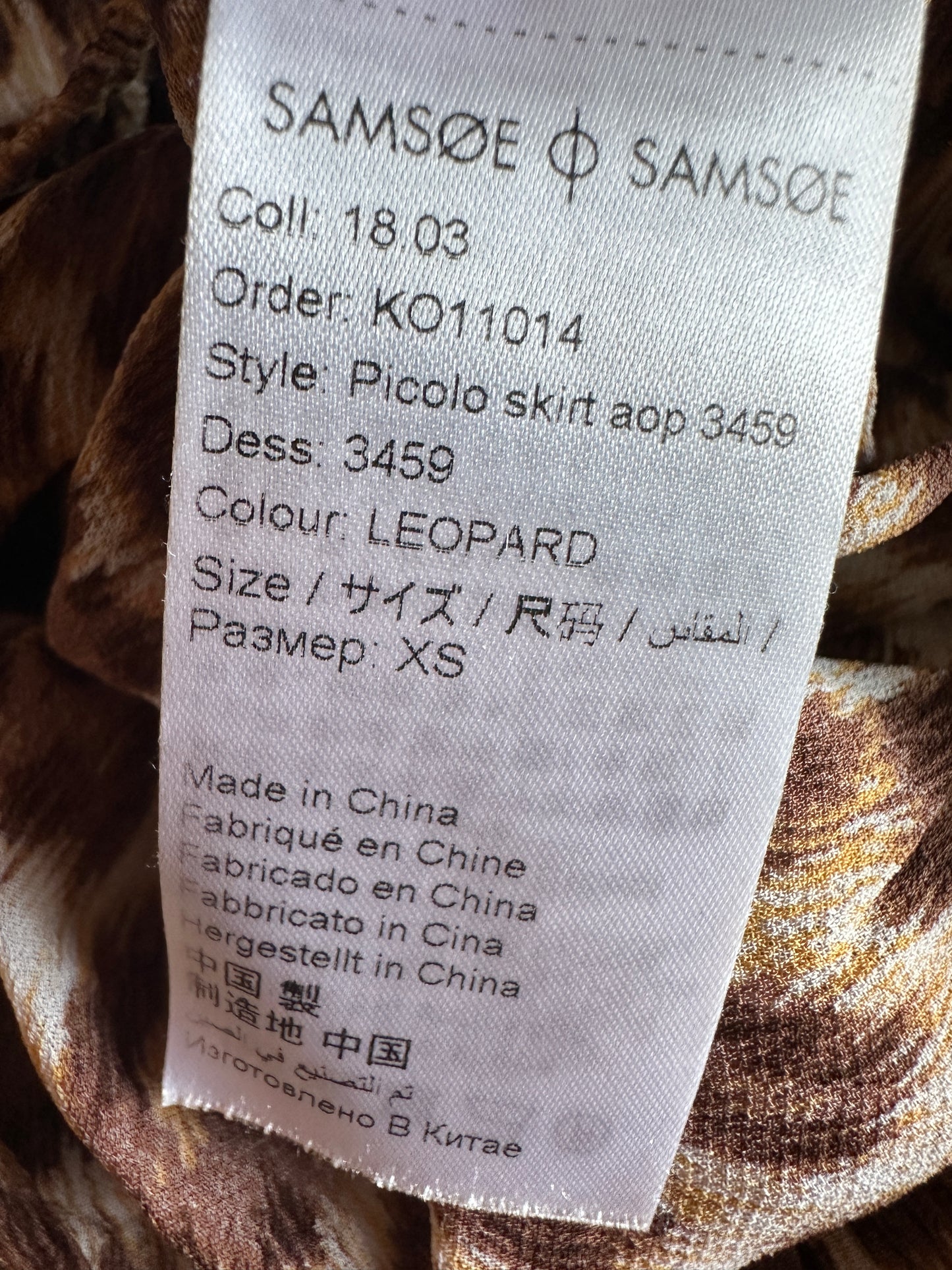 Samsoe Samsoe skirt, size XS