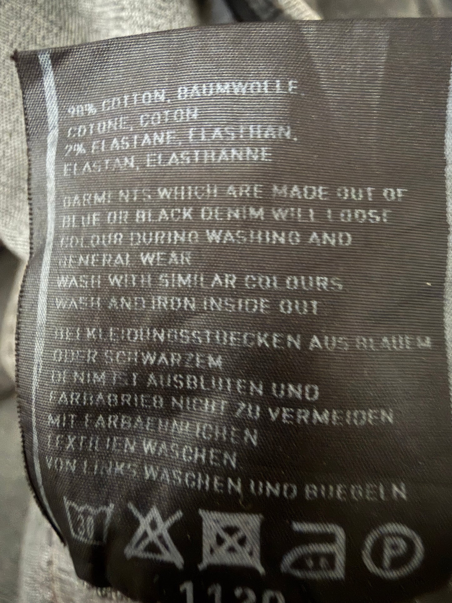 Closed spijkervest S