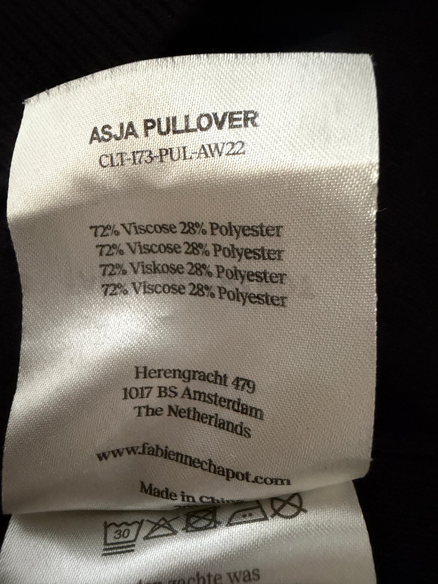 Fabienne Chapot trui XS