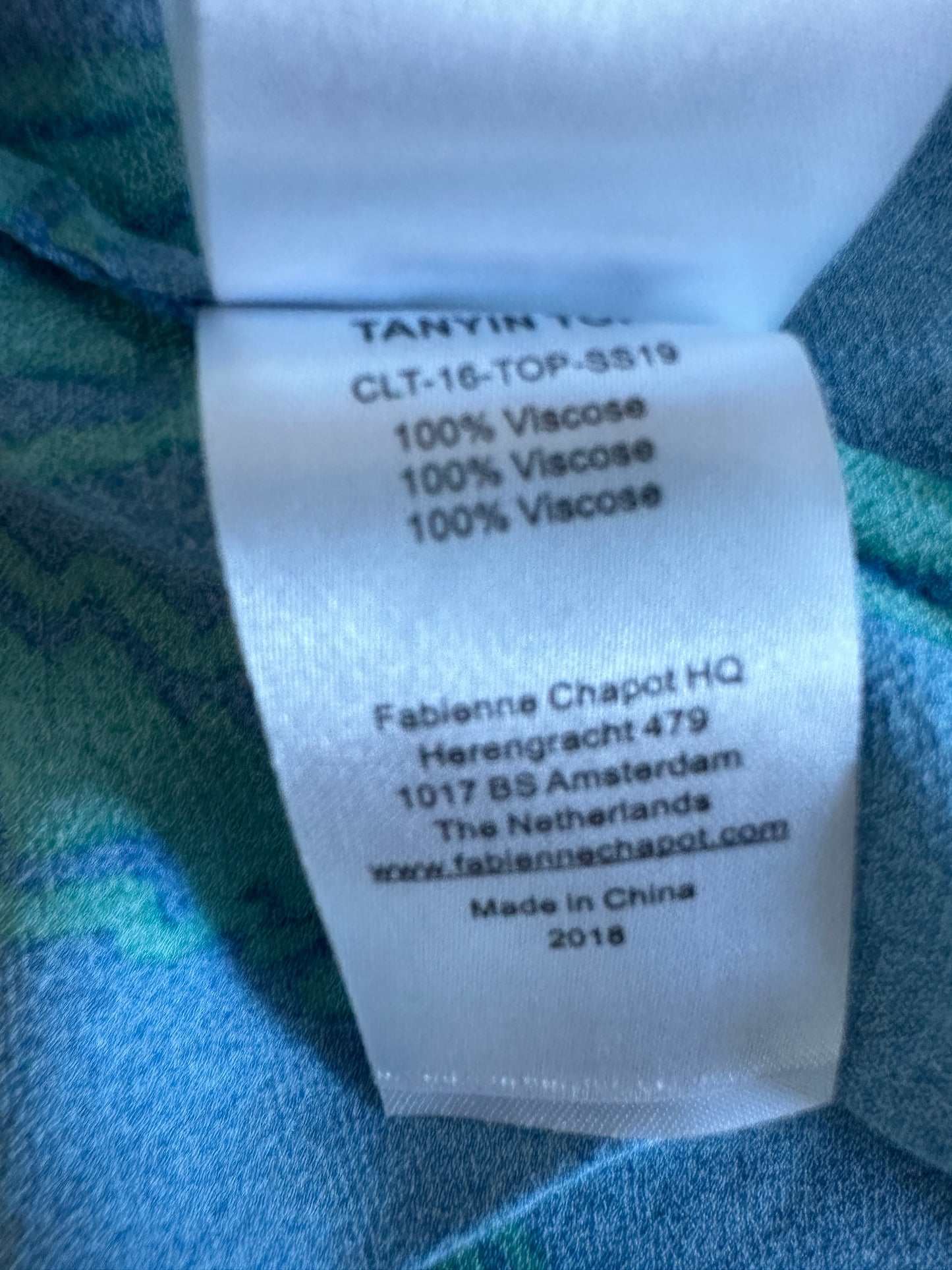 Fabienne Chapot shirt, size S