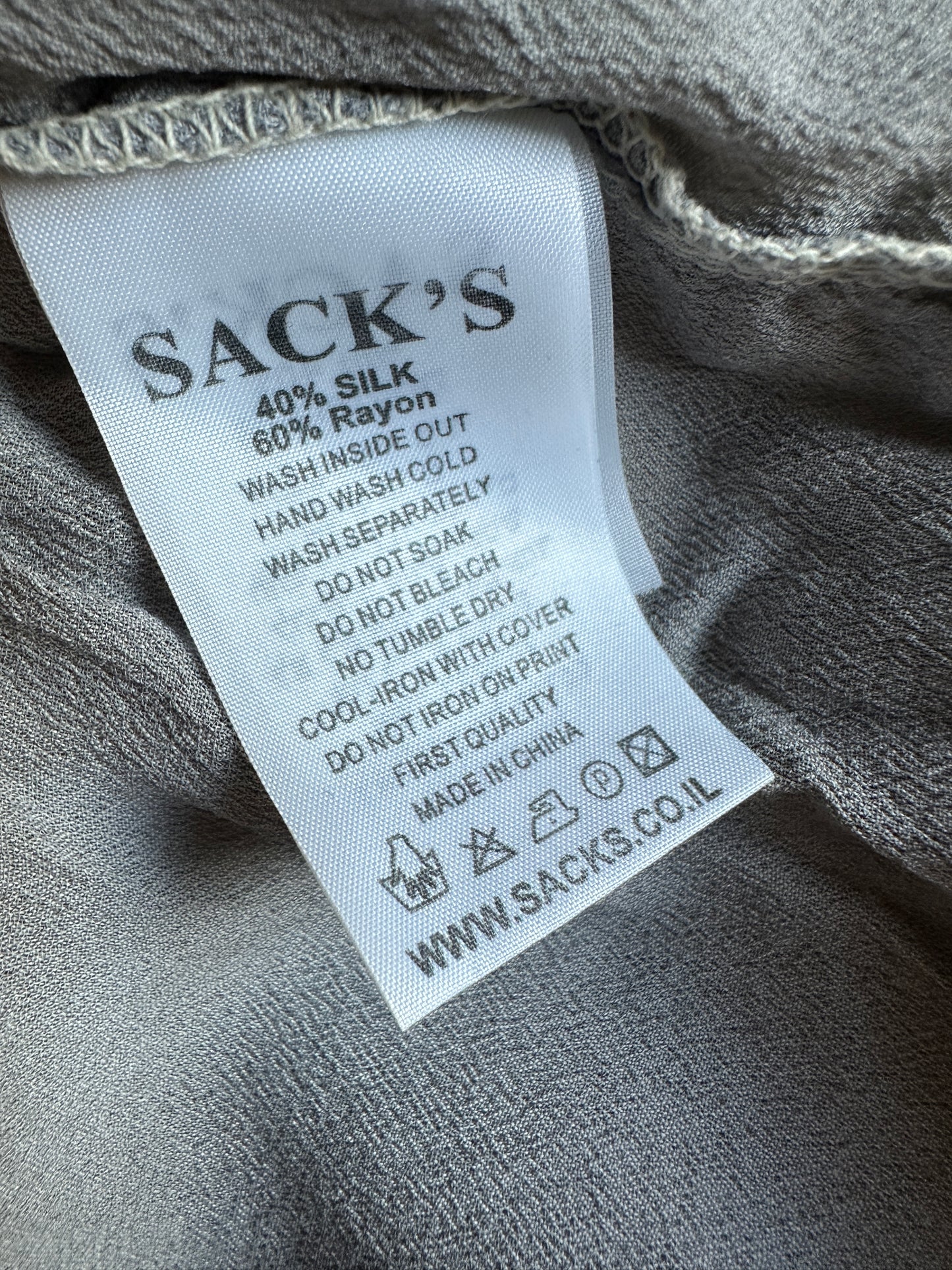 Sacks shirt lange mouw XL