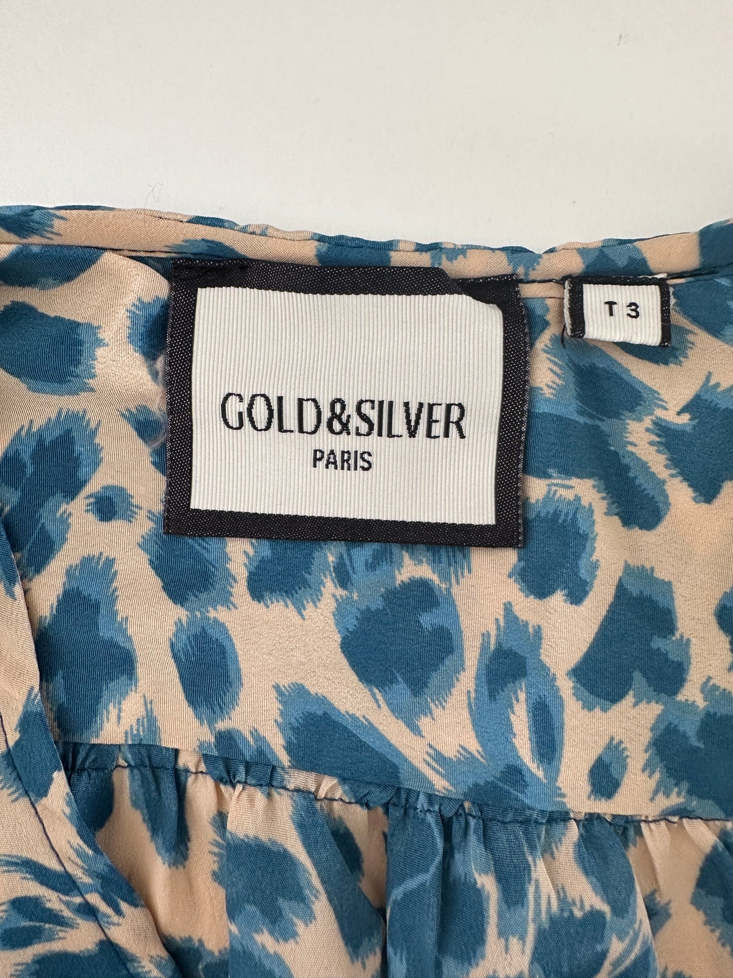 Gold & Silver maxi jurk M