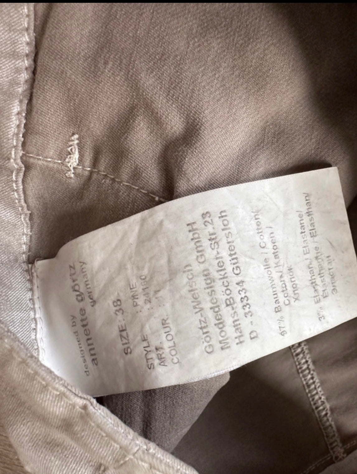 Annette Gortz broek M