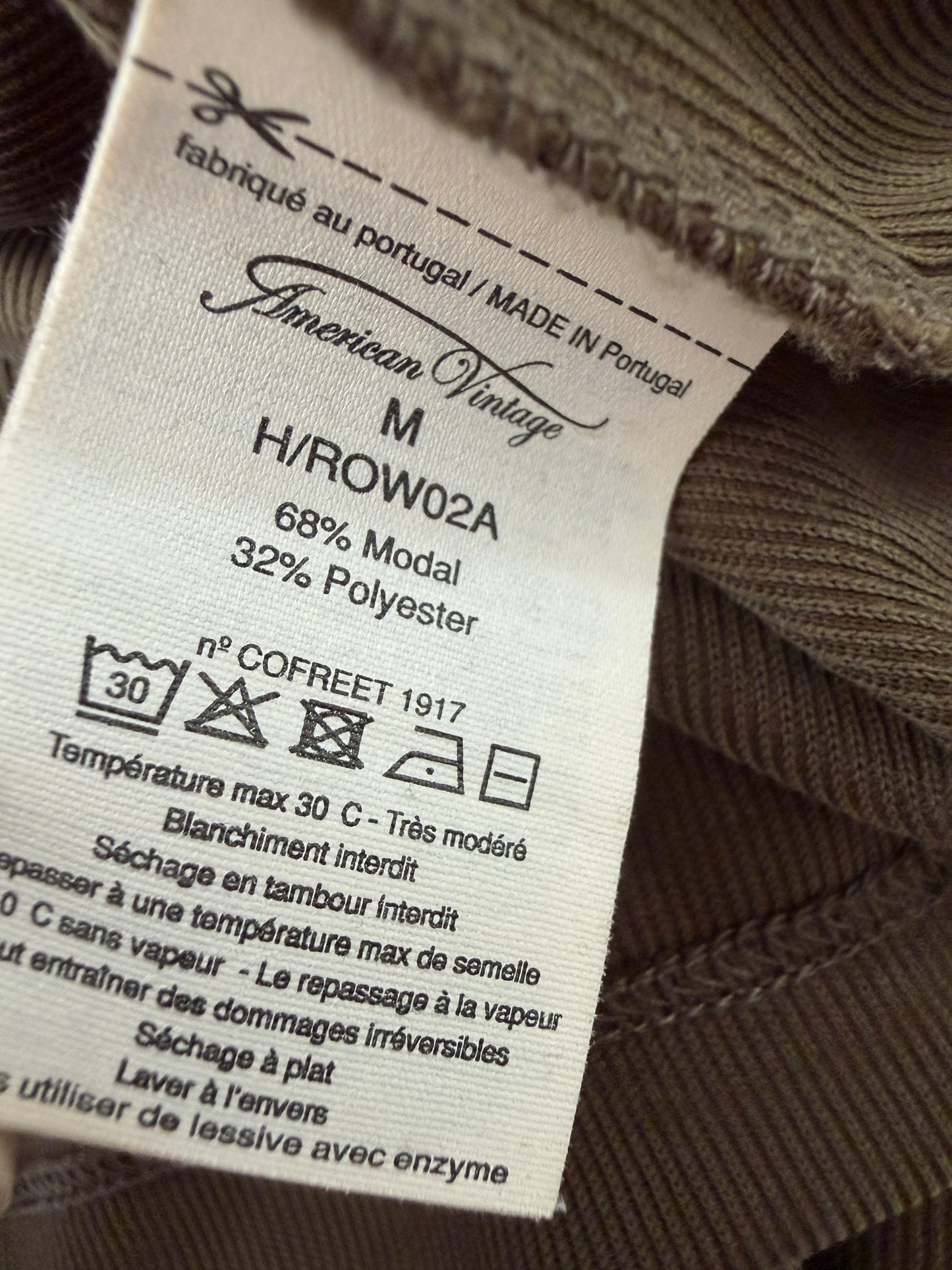 American Vintage Langarmhemd Größe