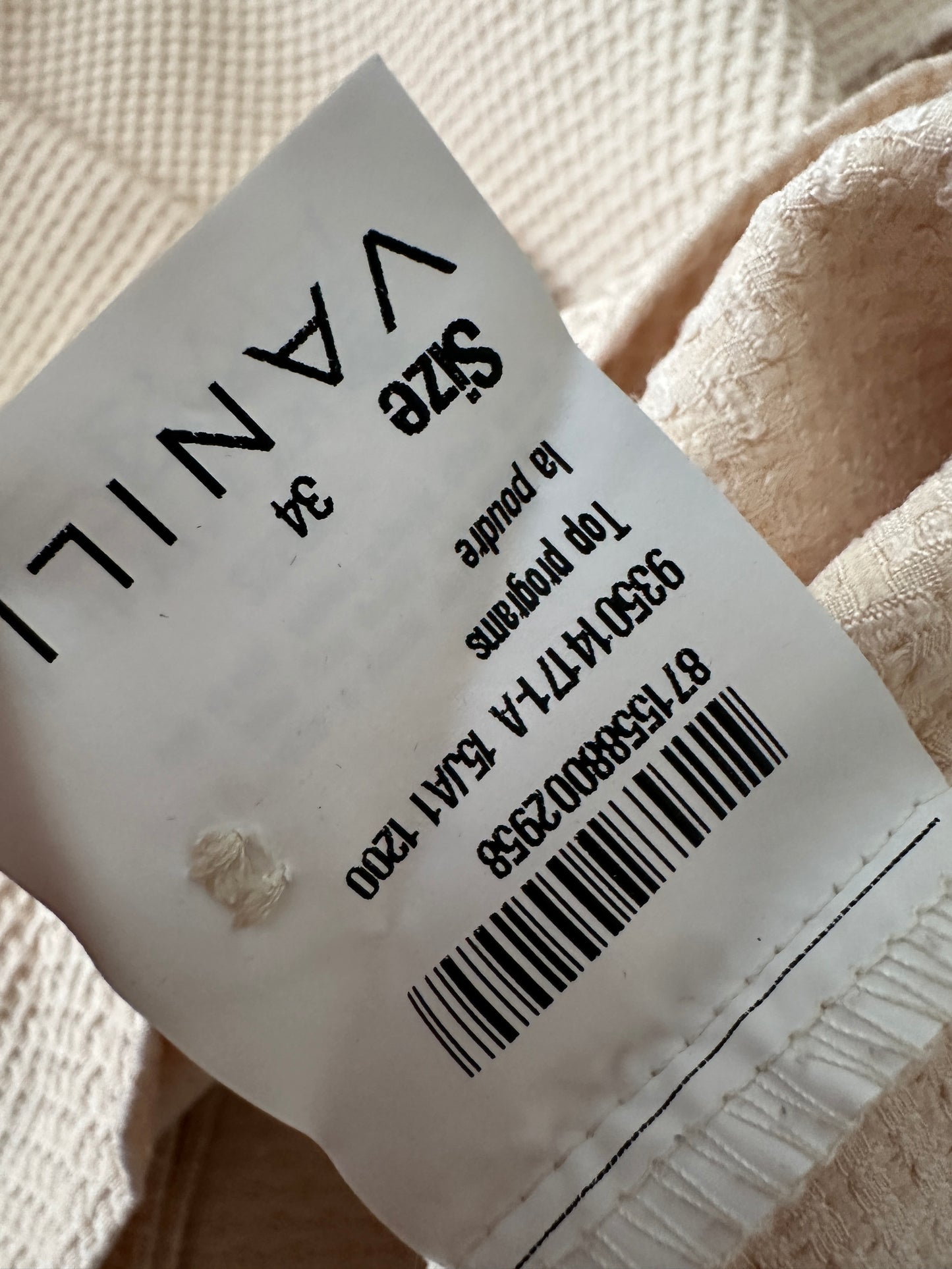 Vanilia trui XS