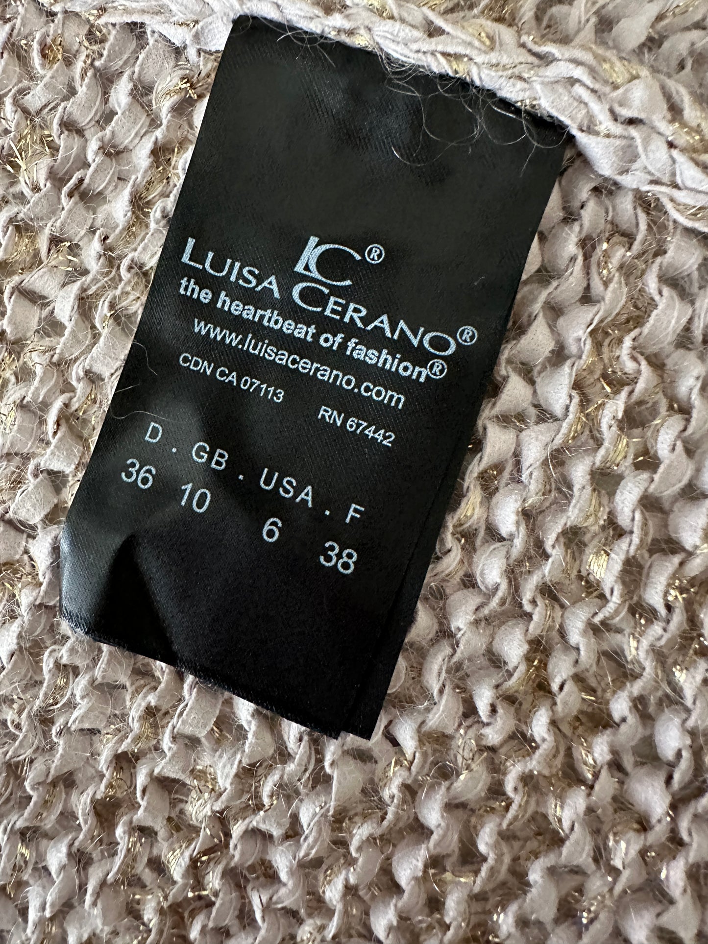 Luisa Cerano vest S