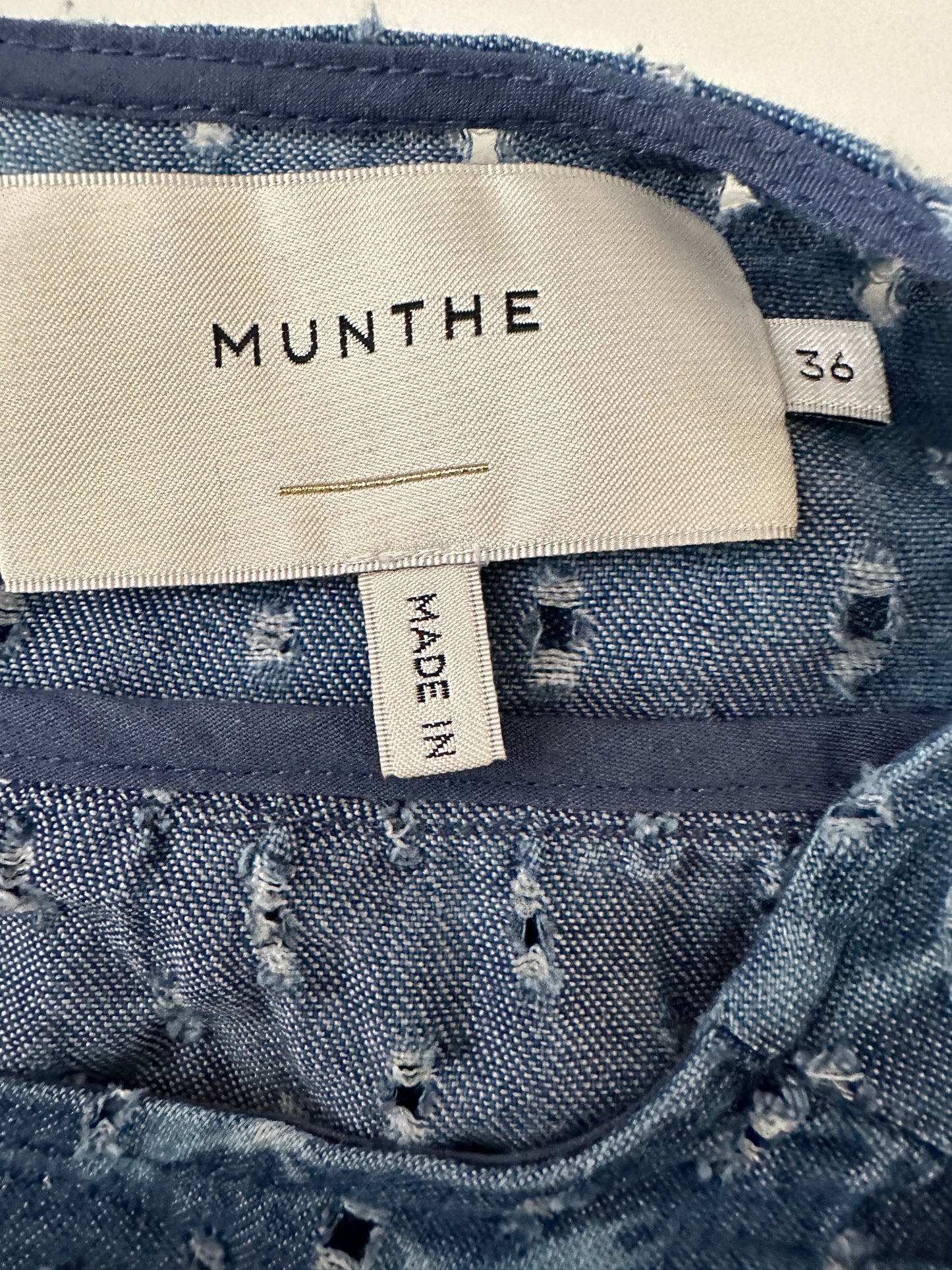 Munthe shirt lange mouw S
