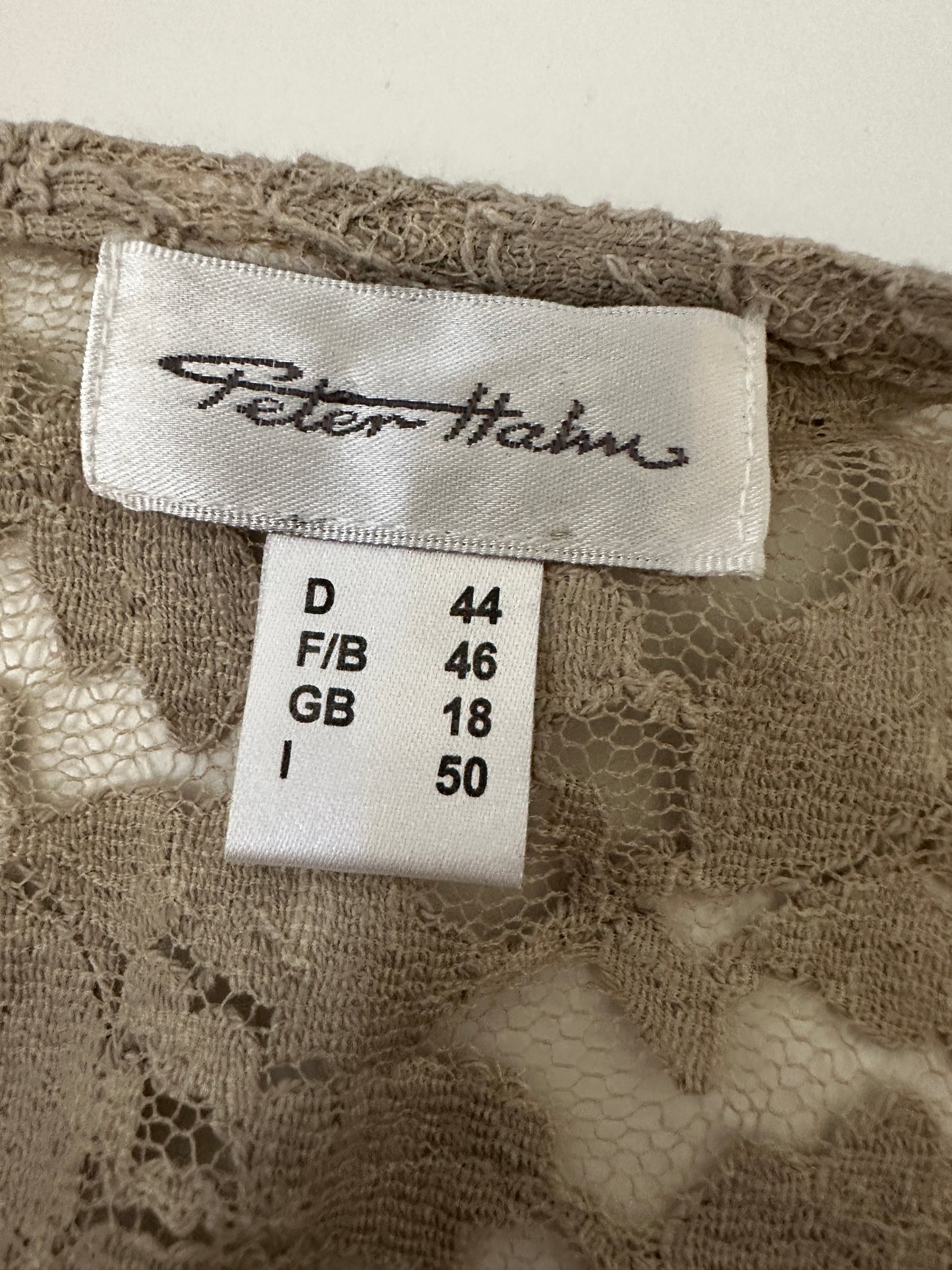 Peter Hahn shirt lange mouw 44