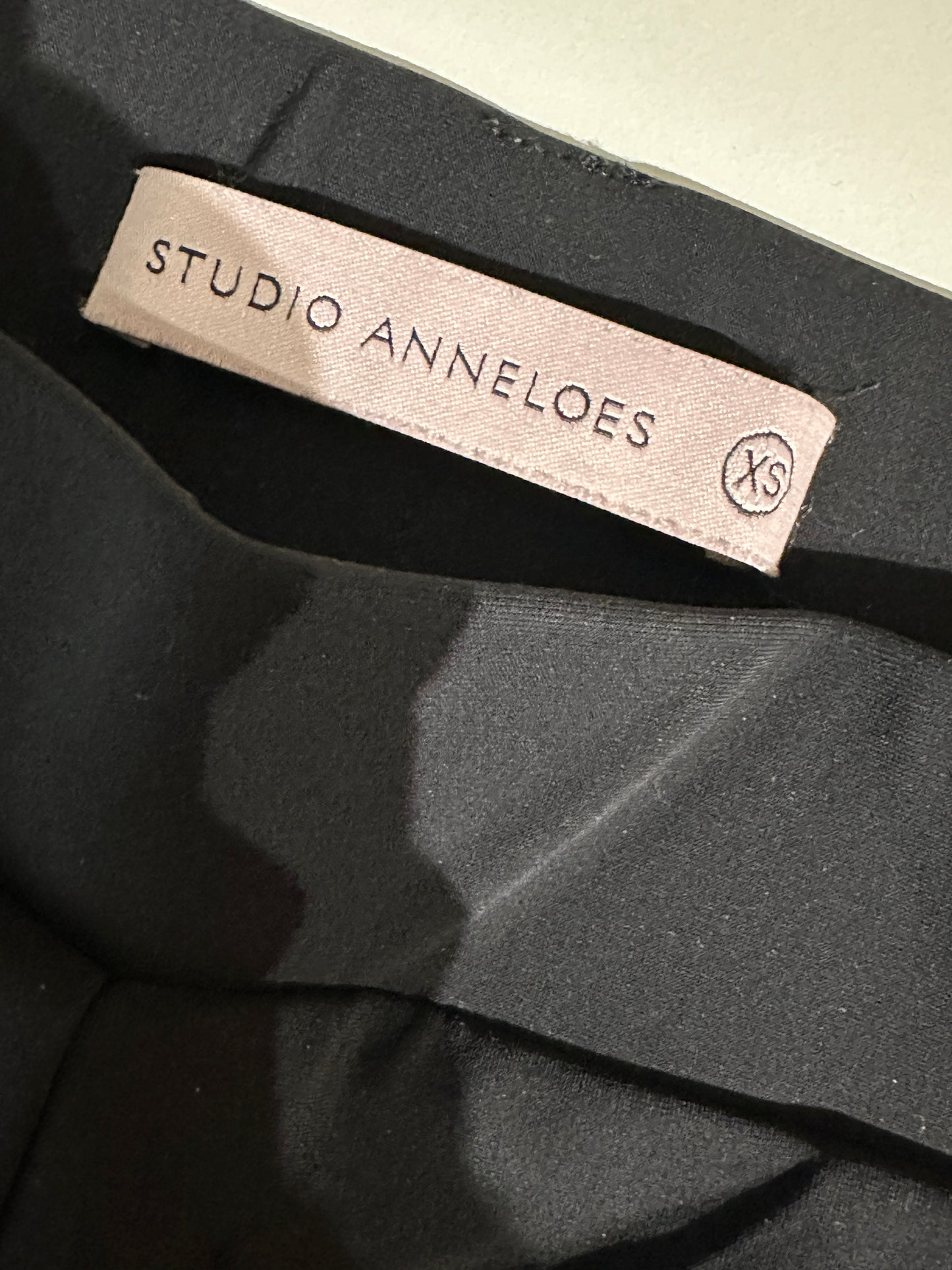Studio Anneloes broek zwart bonded flared XS