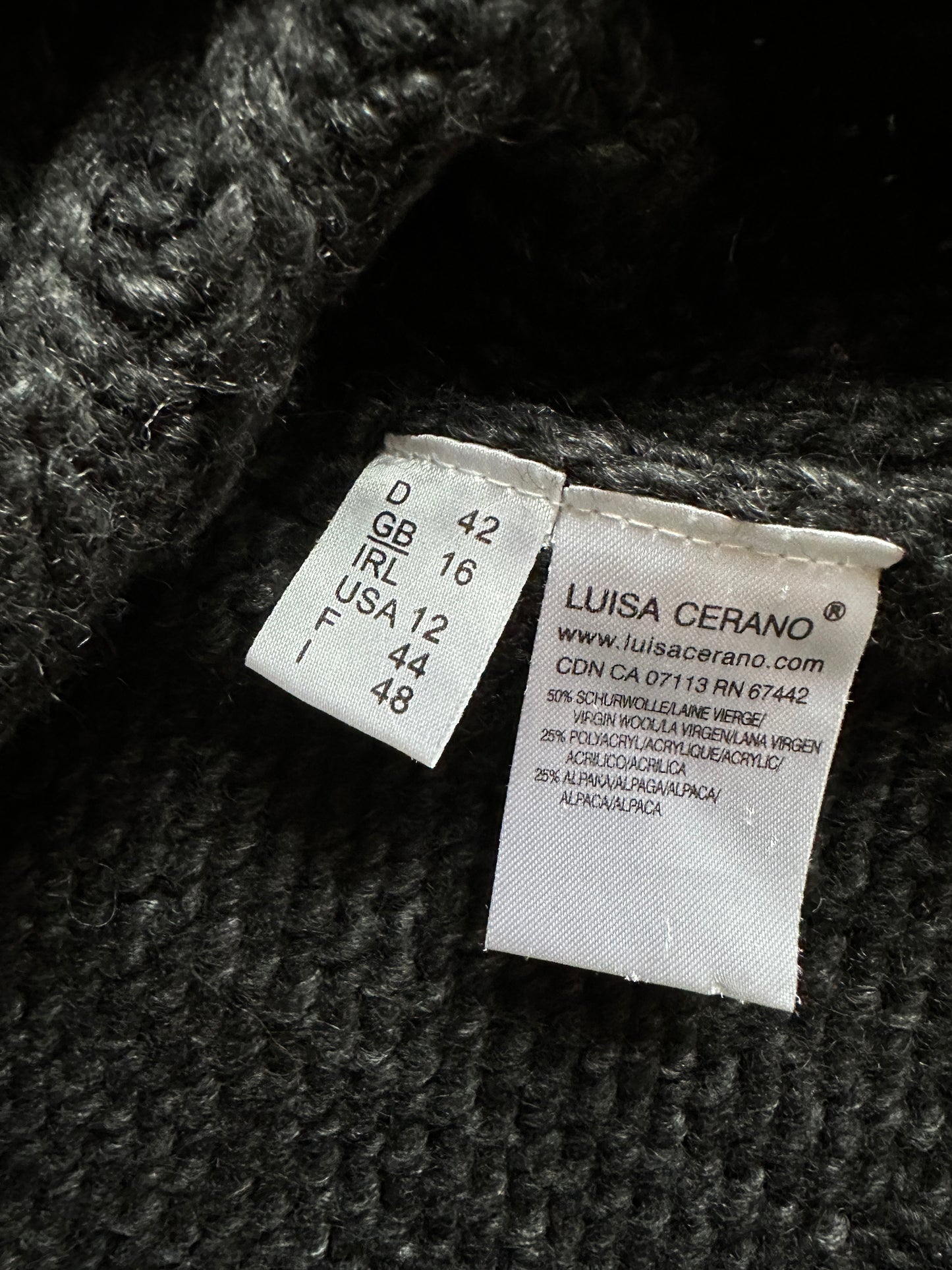 Luisa Cerano vest XL