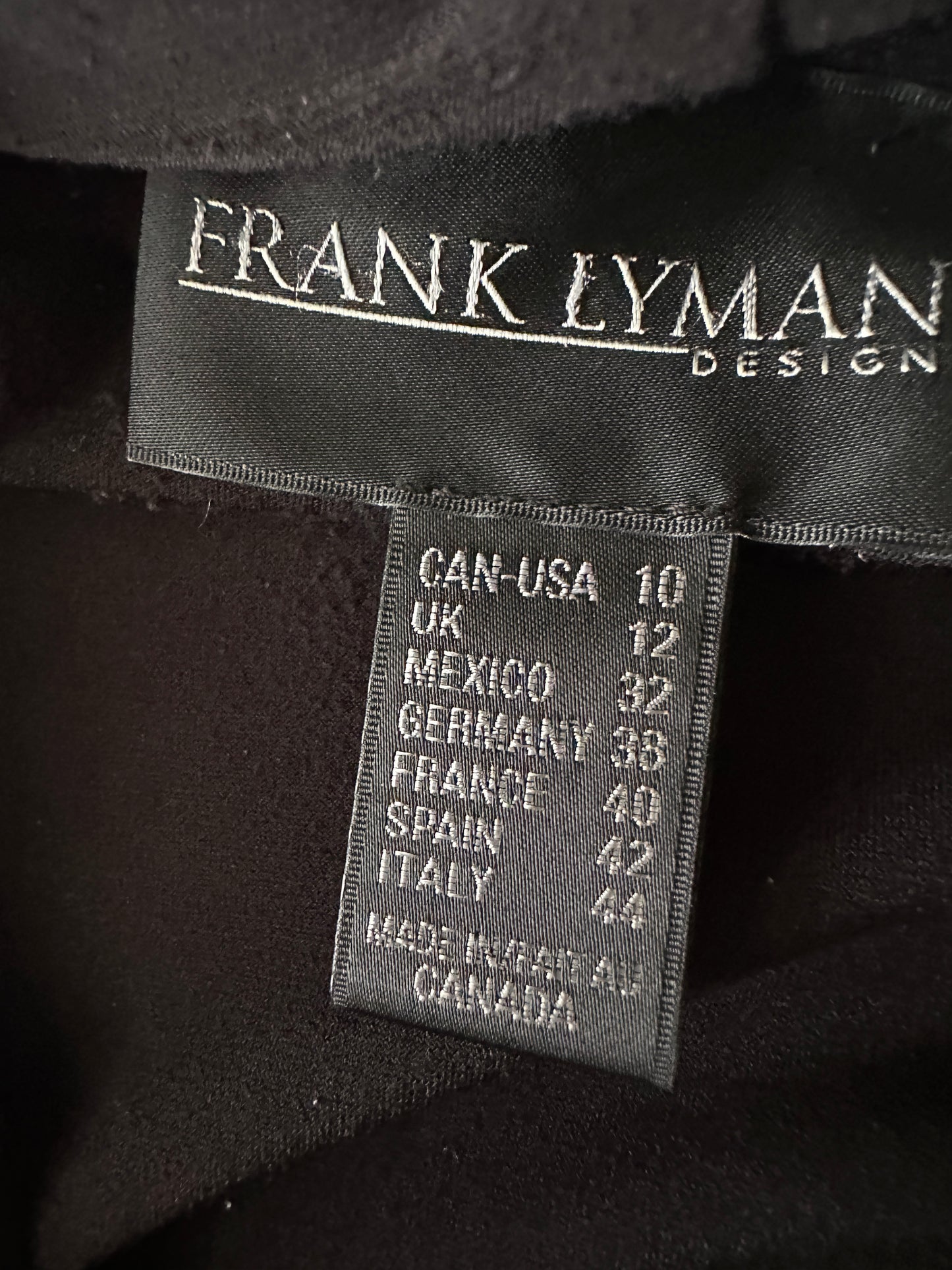 Frank Lyman shirt lange mouw M