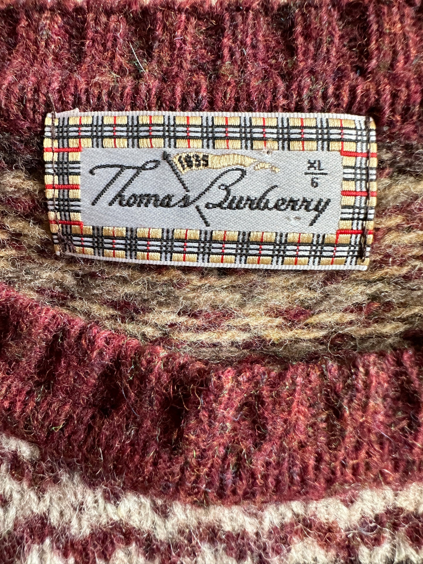 Thomas Burberry trui XL