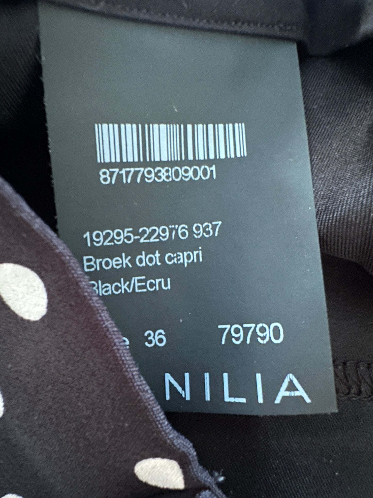 Vanilia broek S