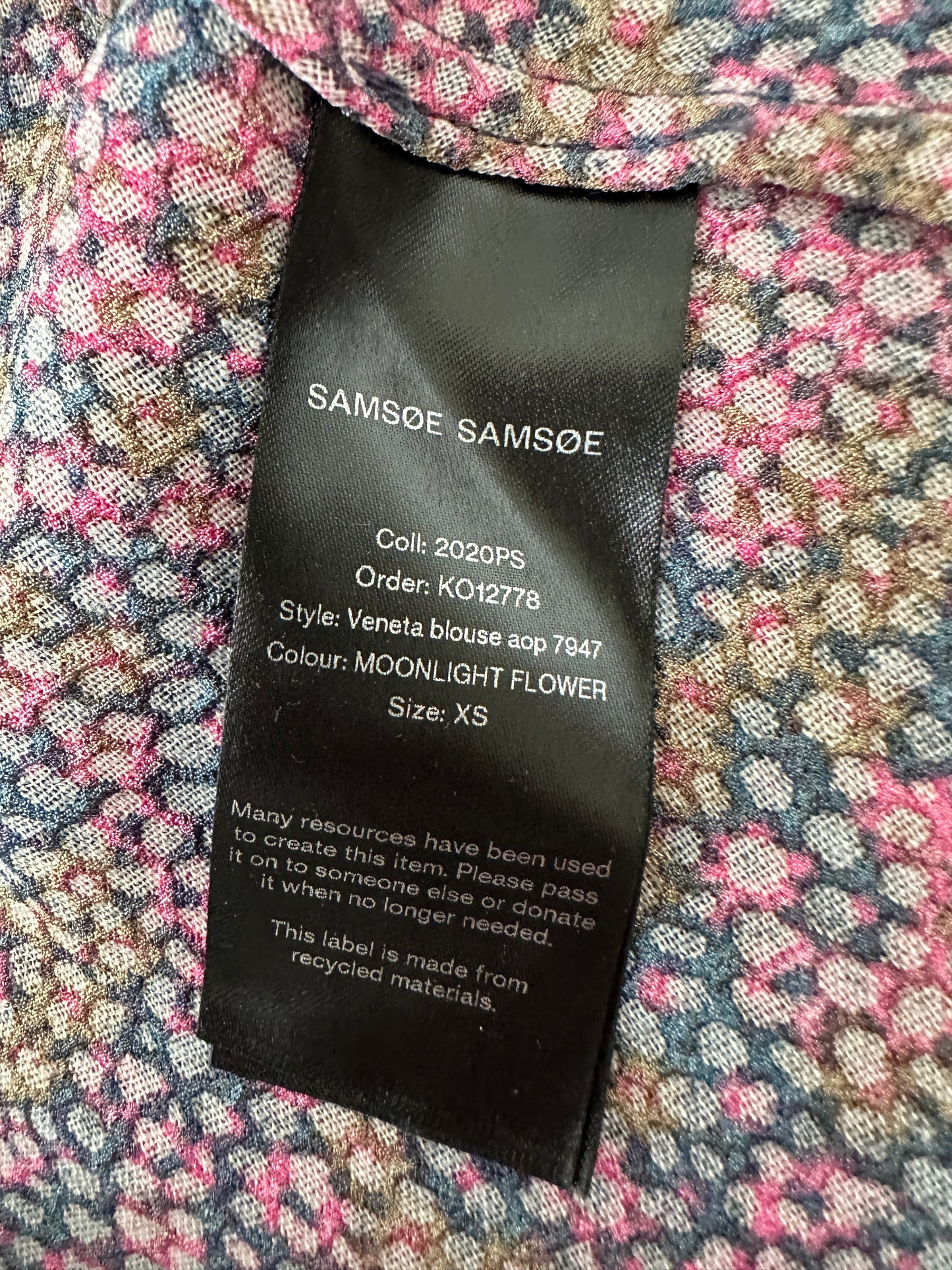 Samsoe Samsoe shirt lange mouw XS
