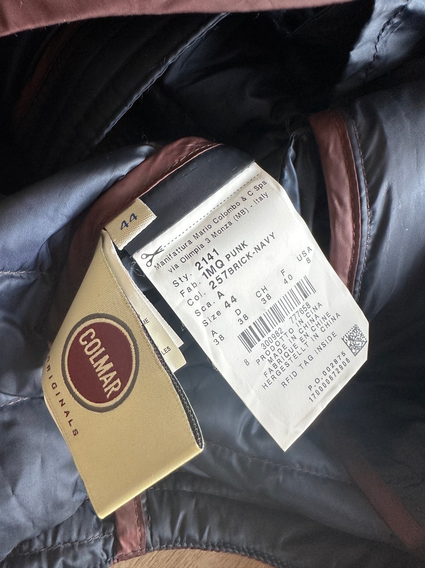 Colmar jas M
