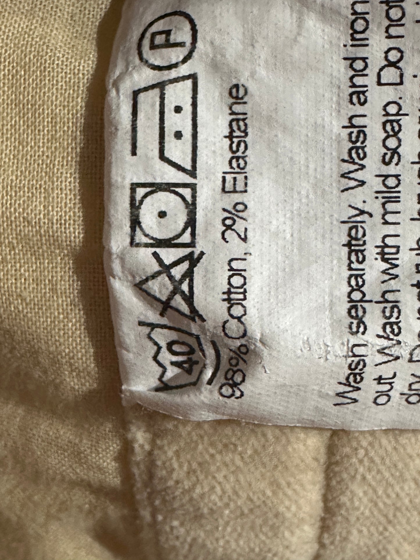 Vanilia broek XS