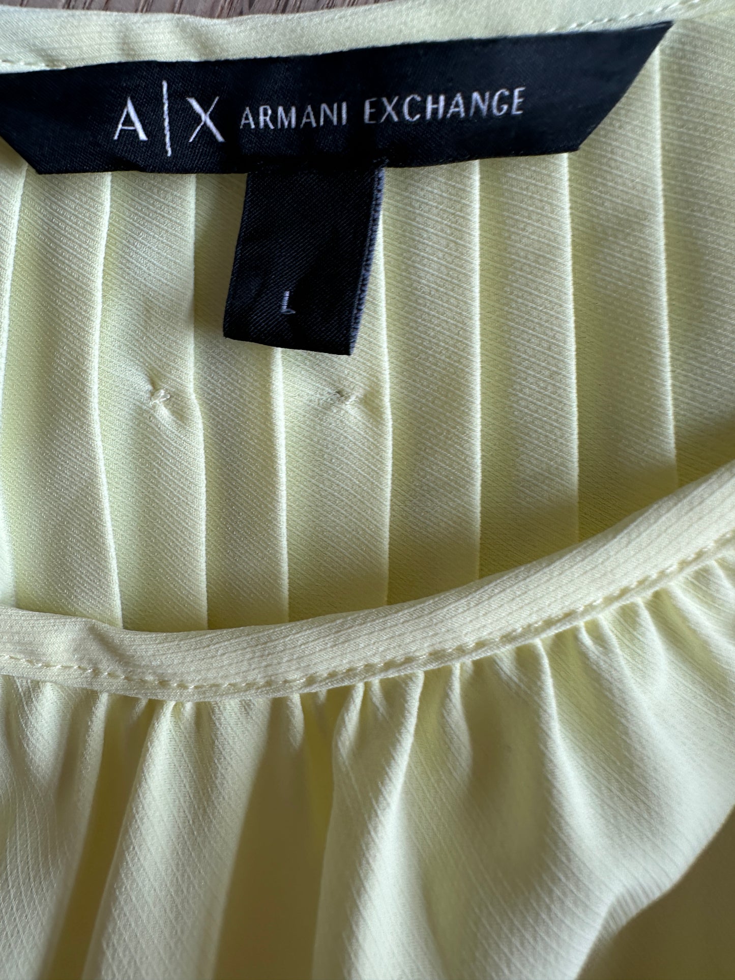 Armani shirt lange mouw L