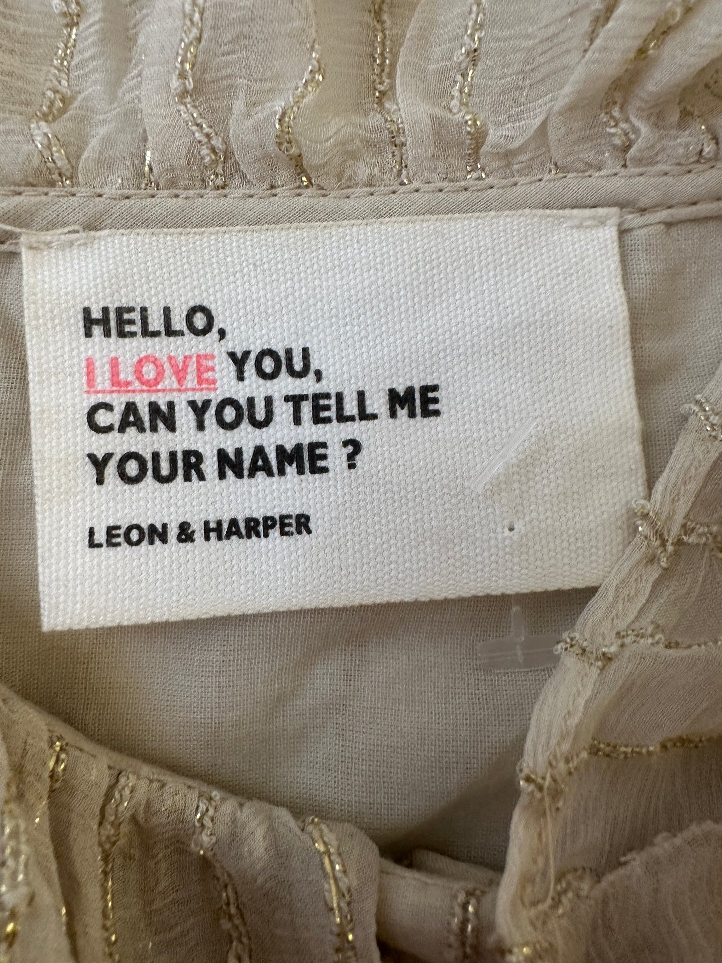 Leon & Harper long sleeve shirt S
