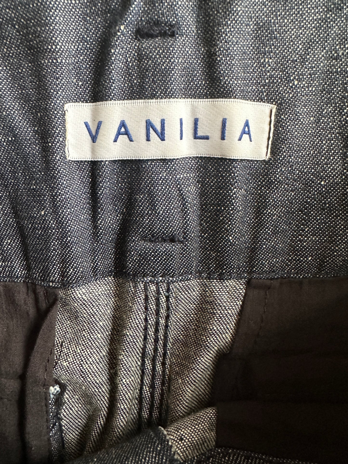 Vanilia broek blauw L