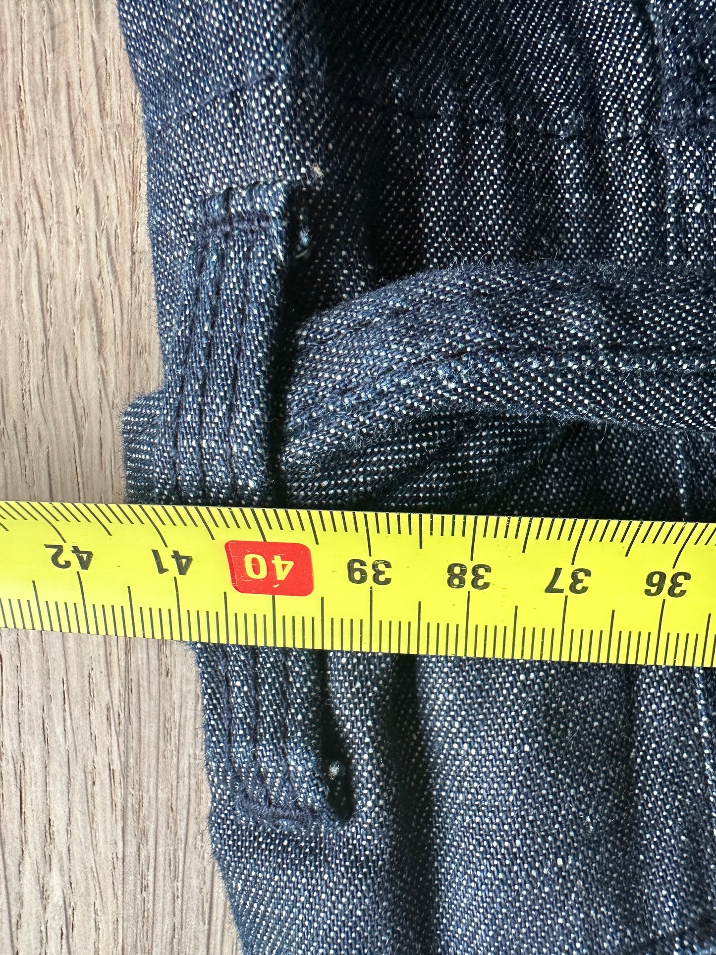 Vanilia broek blauw L