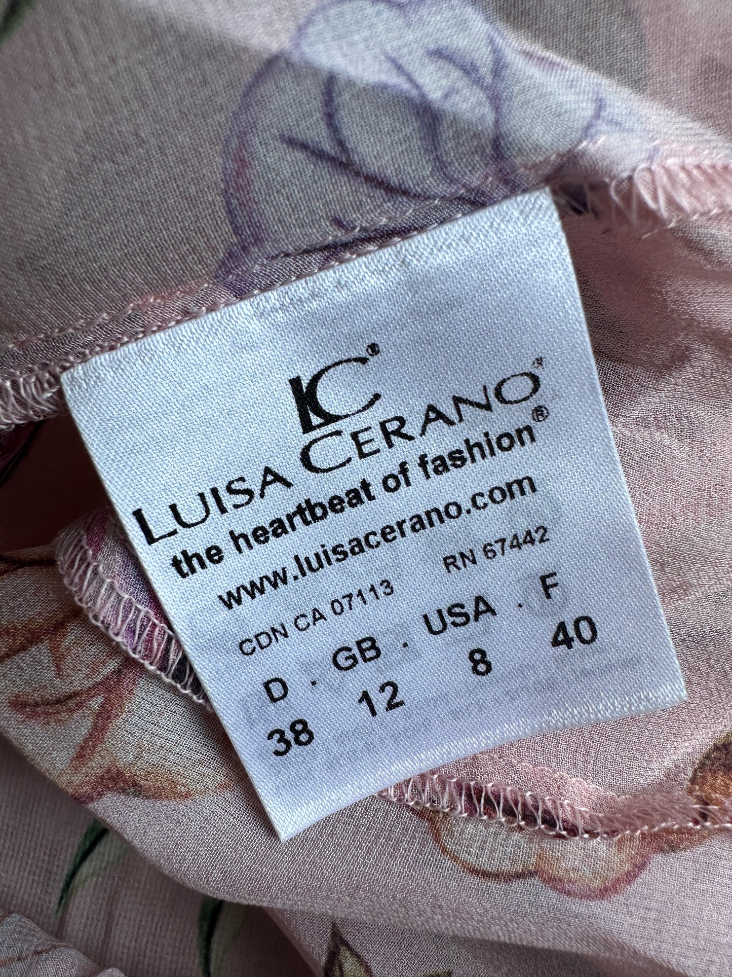 Luisa Cerano shirt lange mouw M