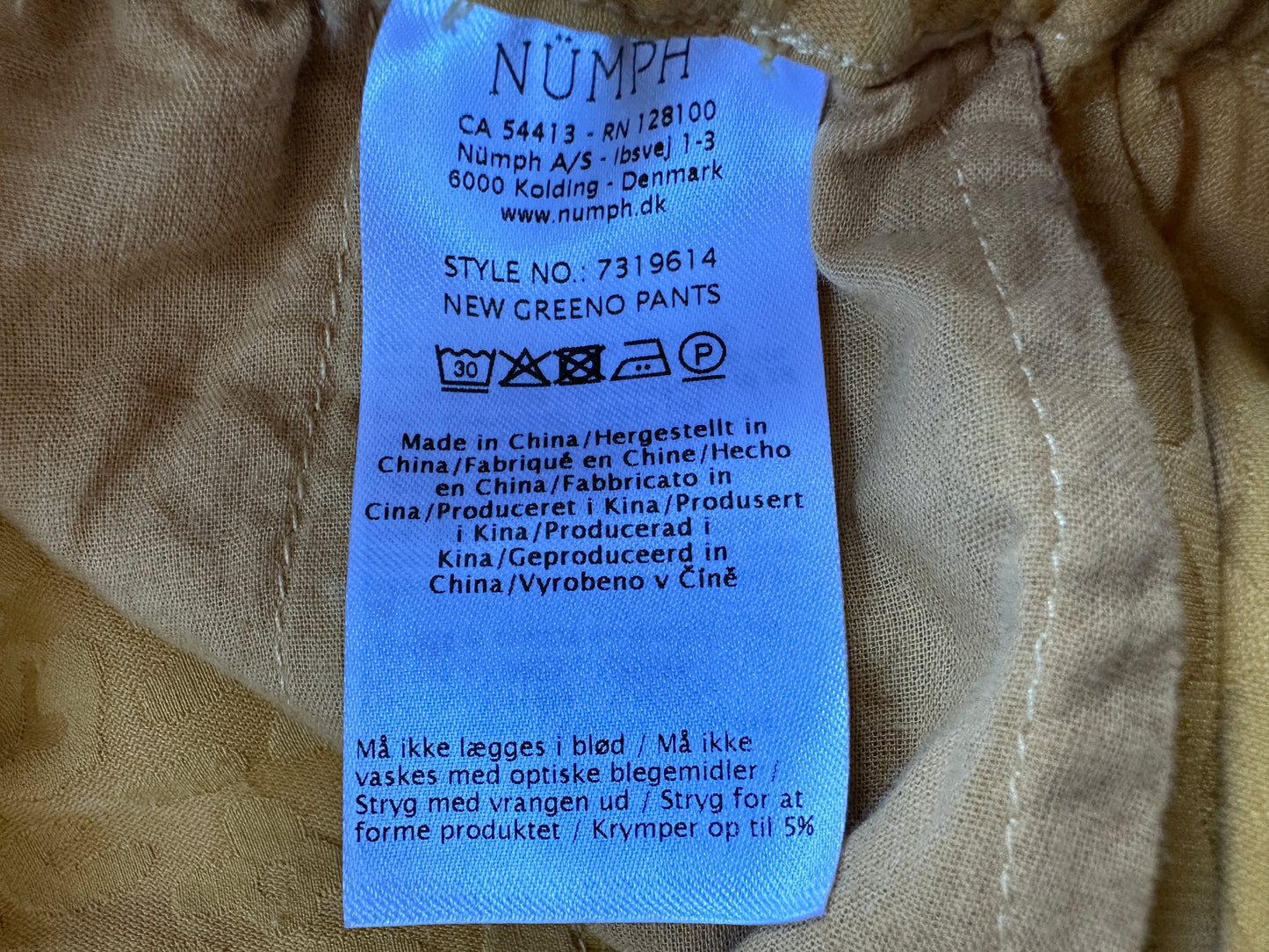 Numph broek XS