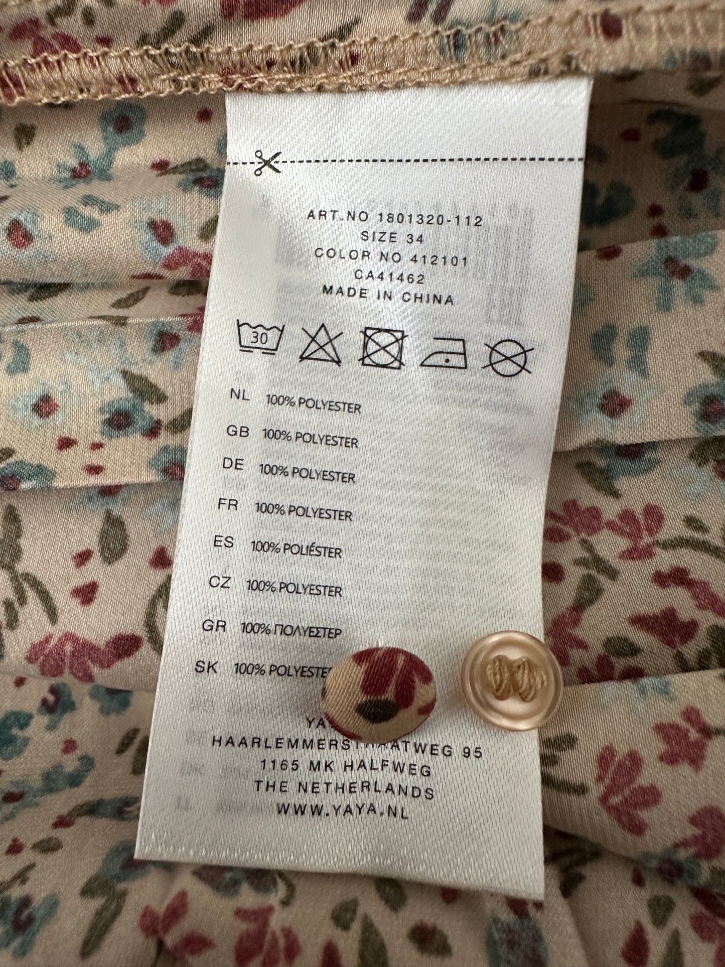 Yaya maxi jurk XS