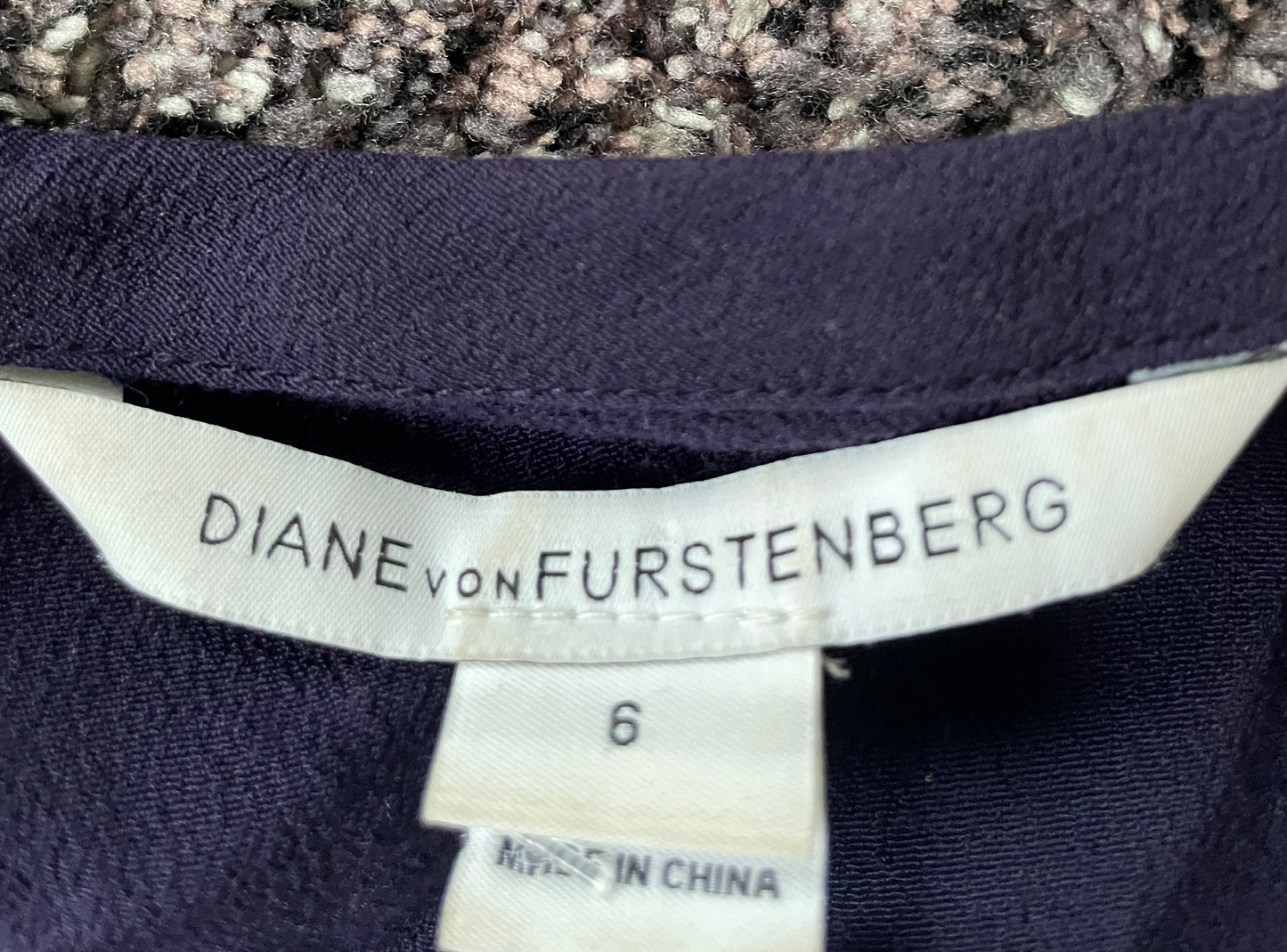 Diane von Furstenberg shirt lange mouw S