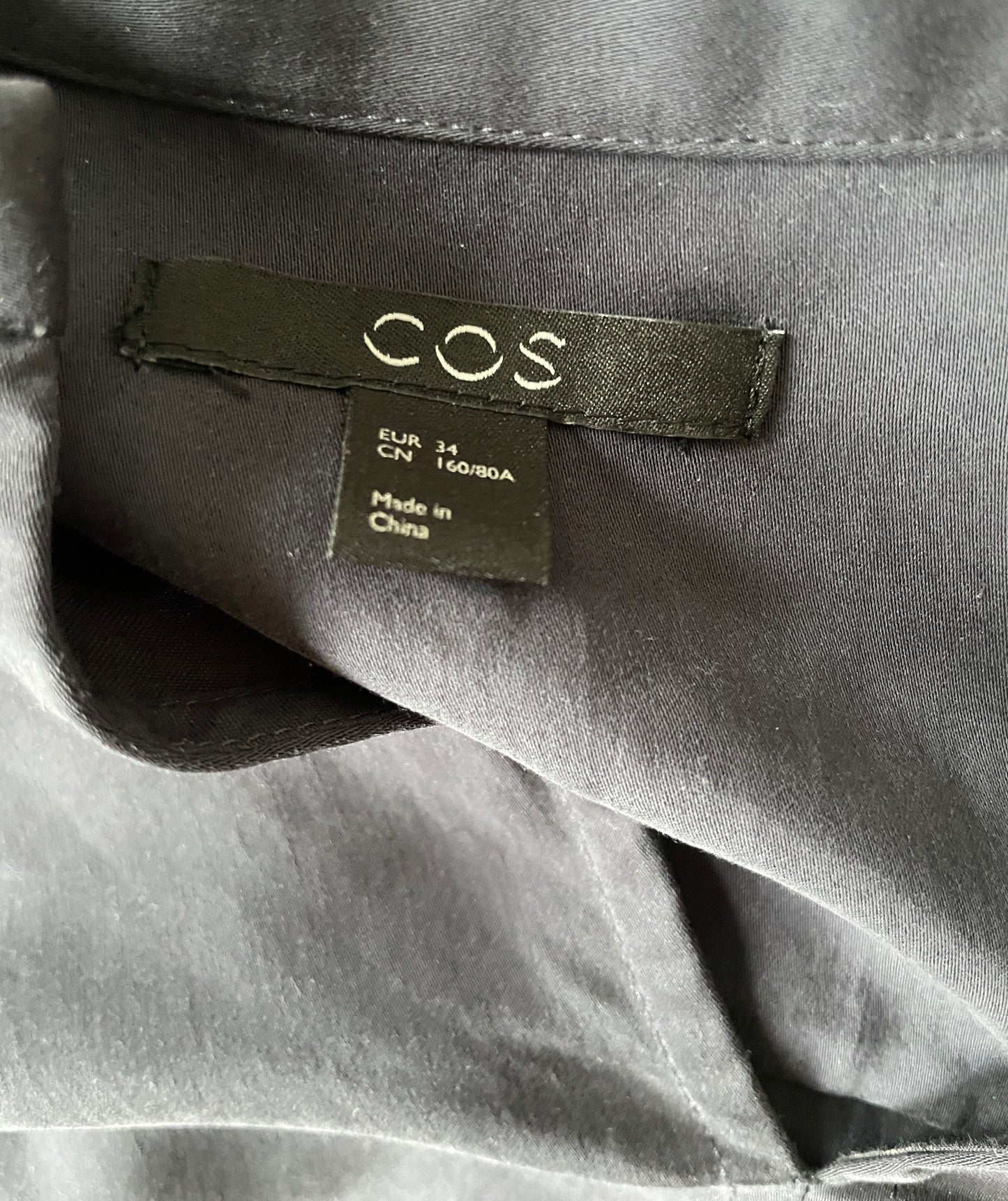 COS shirt lange mouw XS