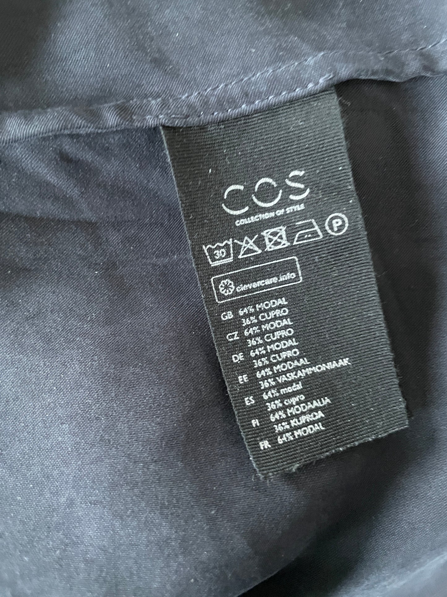 COS shirt lange mouw XS
