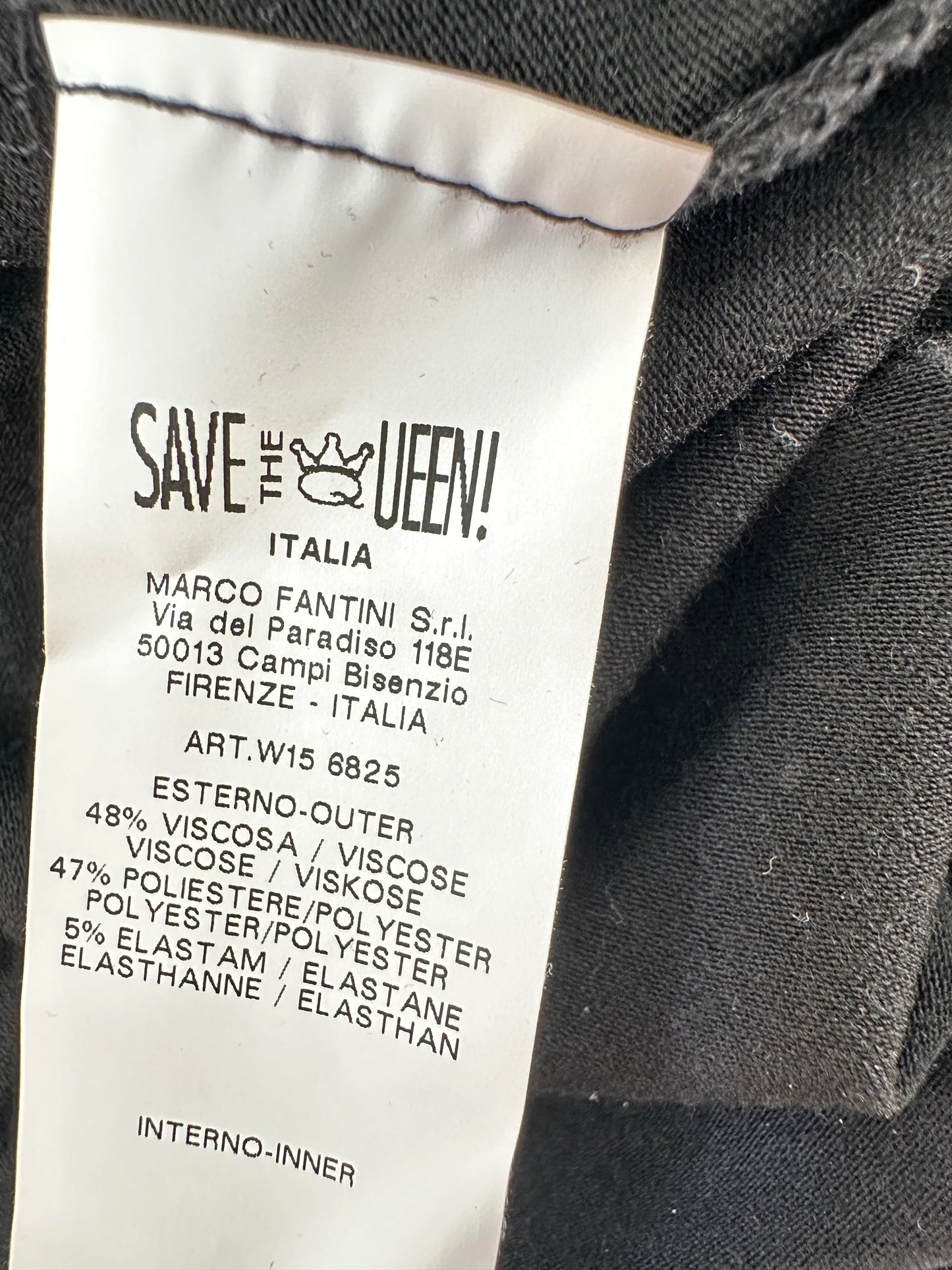 Save the Queen shirt lange mouw S