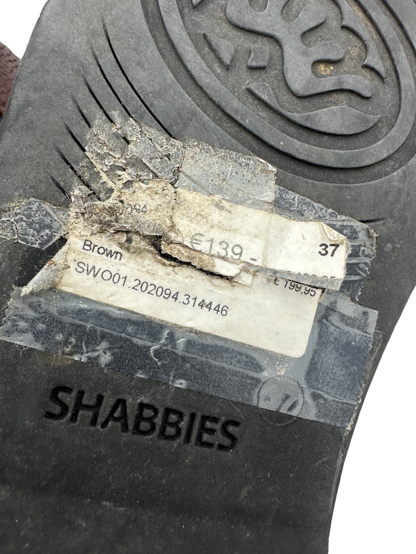 Shabbies enkellaarzen 37