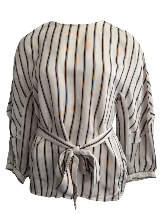 Yaya shirt lange mouw M