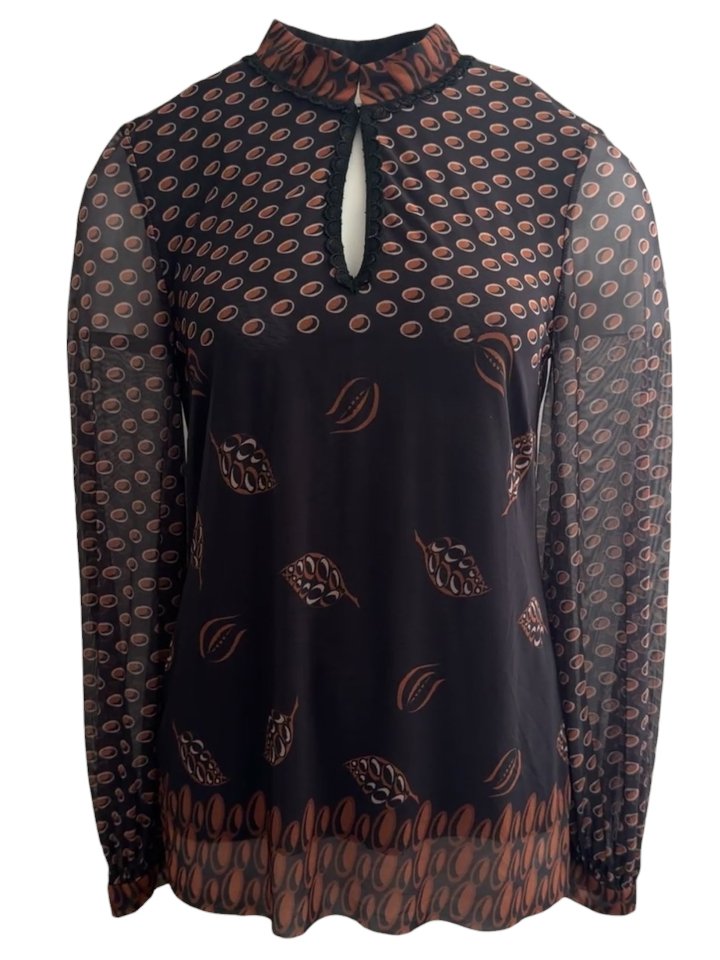 Ana Alcazar shirt lange mouw NIEUW M